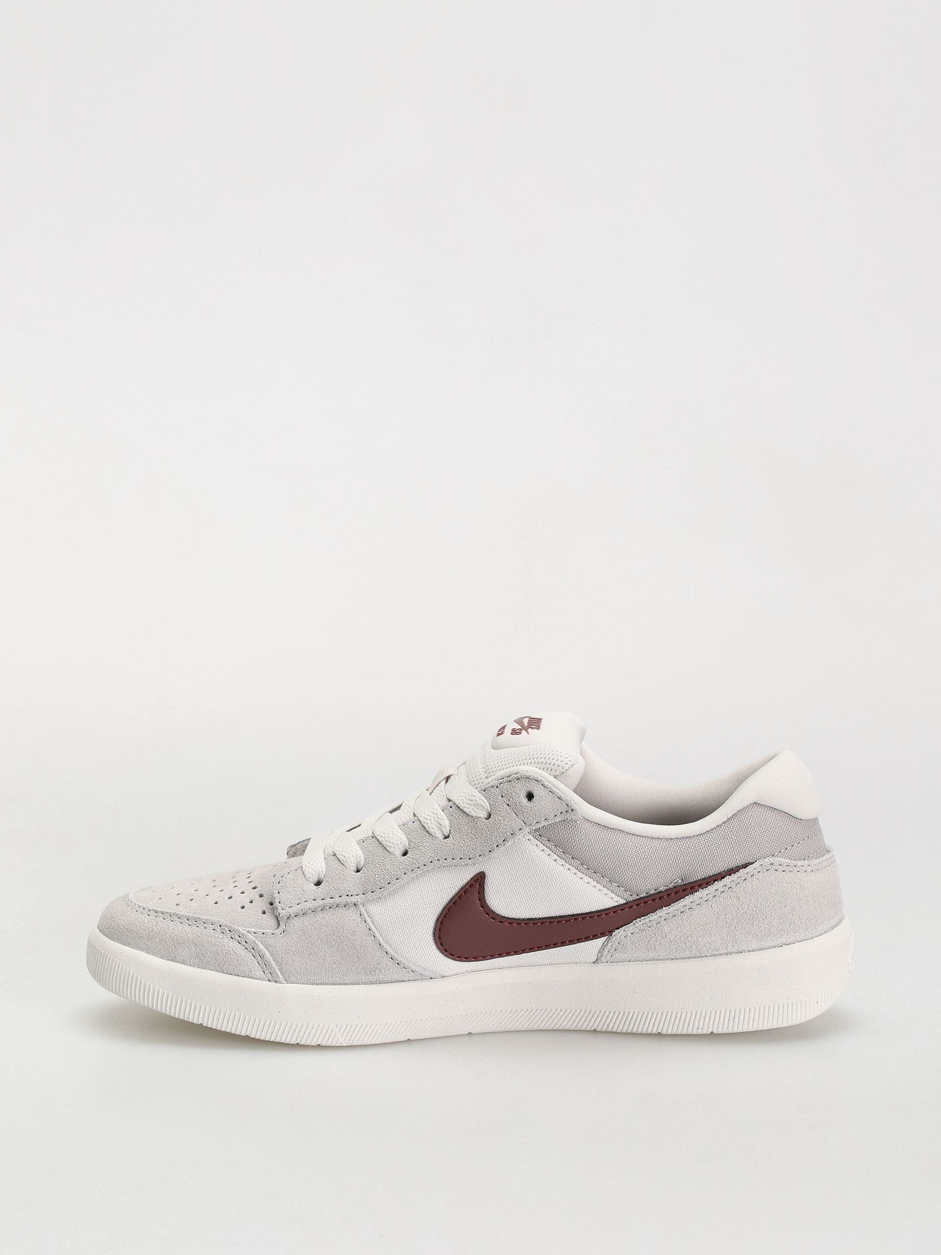 Nike SB Force 58 Shoes (platinum tint/dark team red wolf grey)
