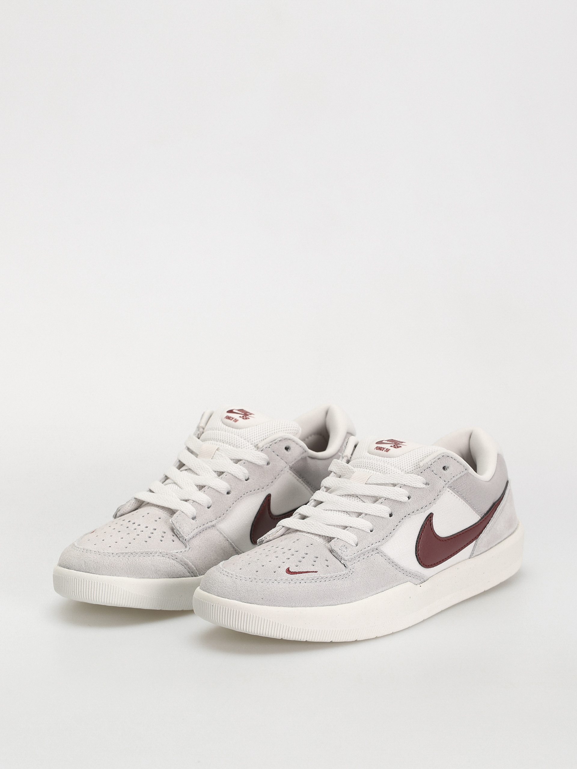 Nike SB Force 58 Schuhe (platinum tint/dark team red wolf grey)
