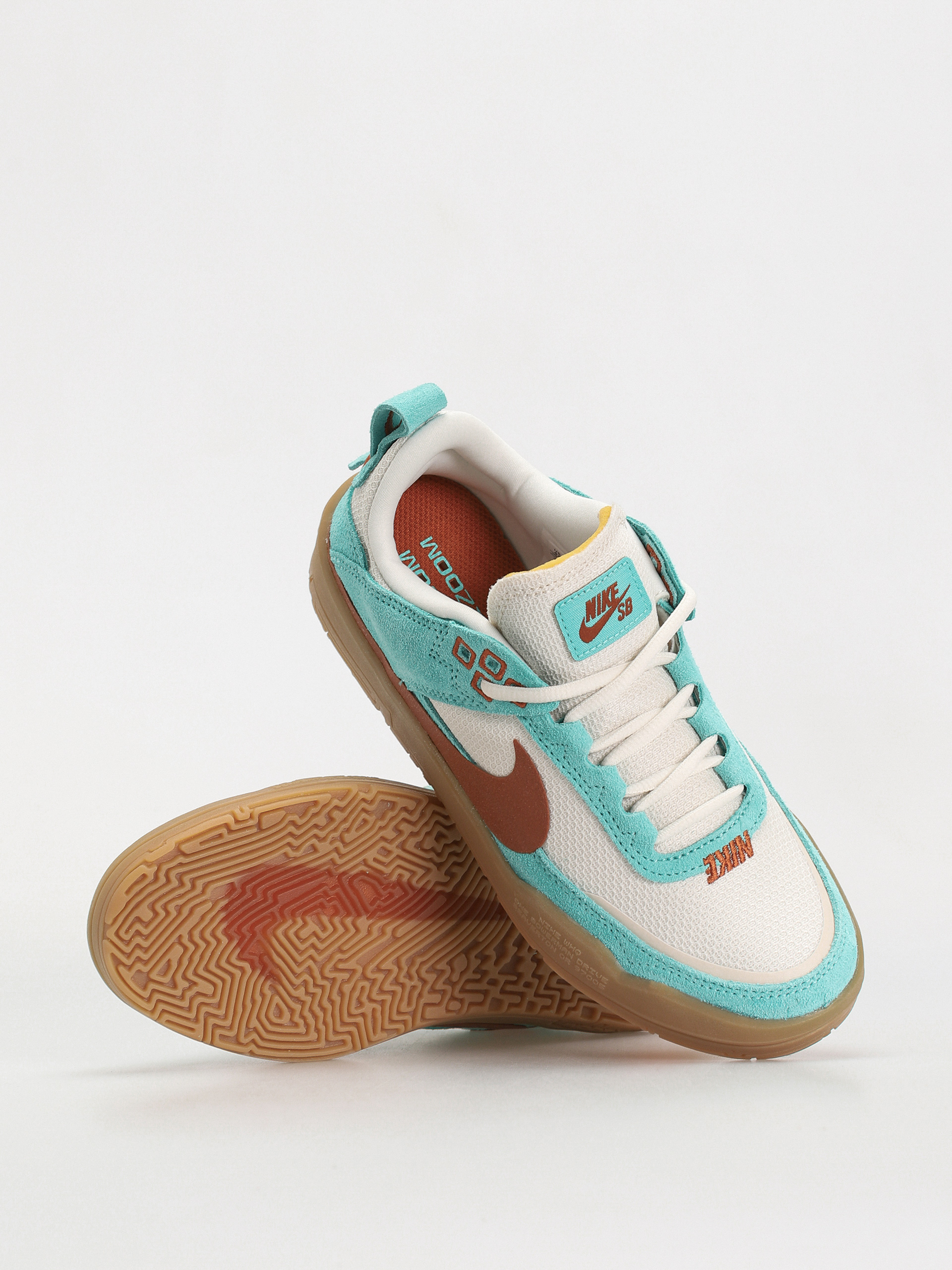 Nike SB Day One JR Shoes (green frost/dark russet phantom)
