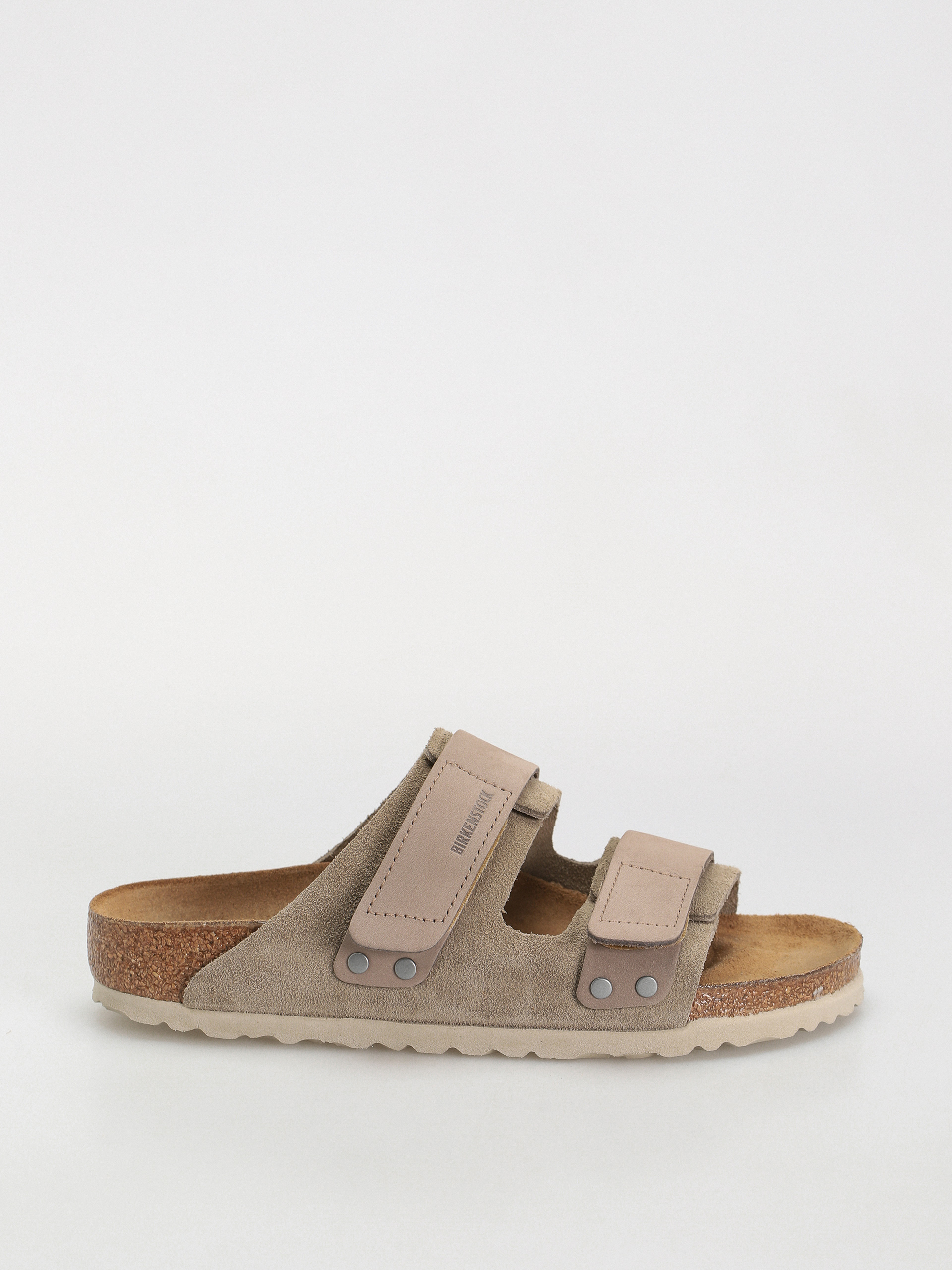 Birkenstock Uji Nubuck Suede Leather Narrow Wmn Flip Flops (taupe)