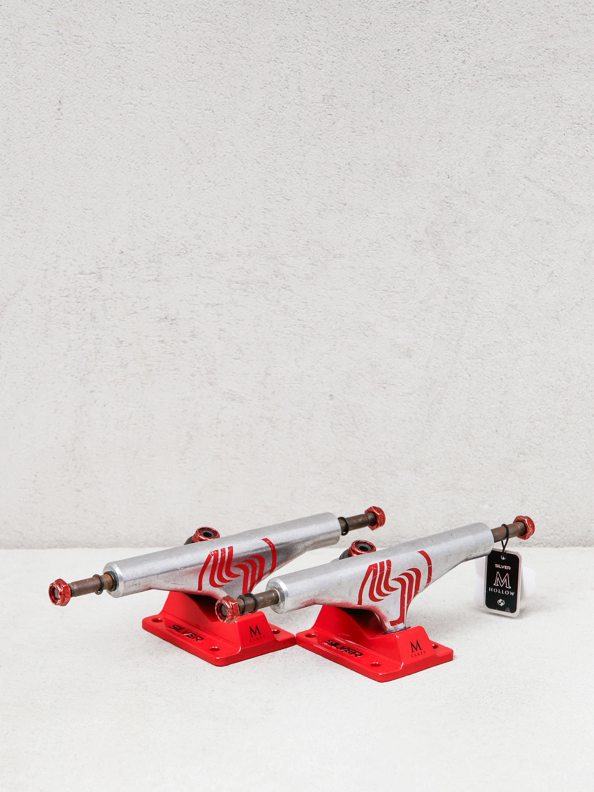 Silver M Class Hollow Trucks (raw/red)