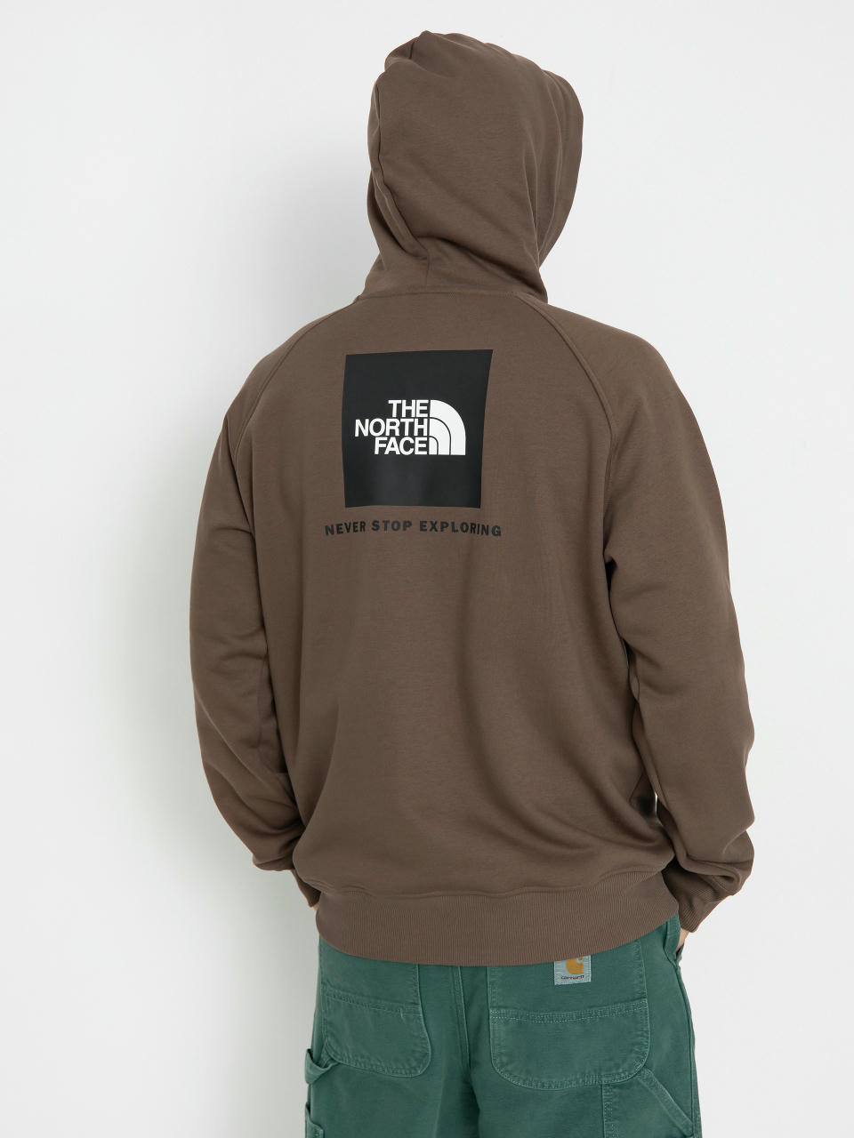 The North Face Raglan Box Nse HD Hoodie (smokey brown)