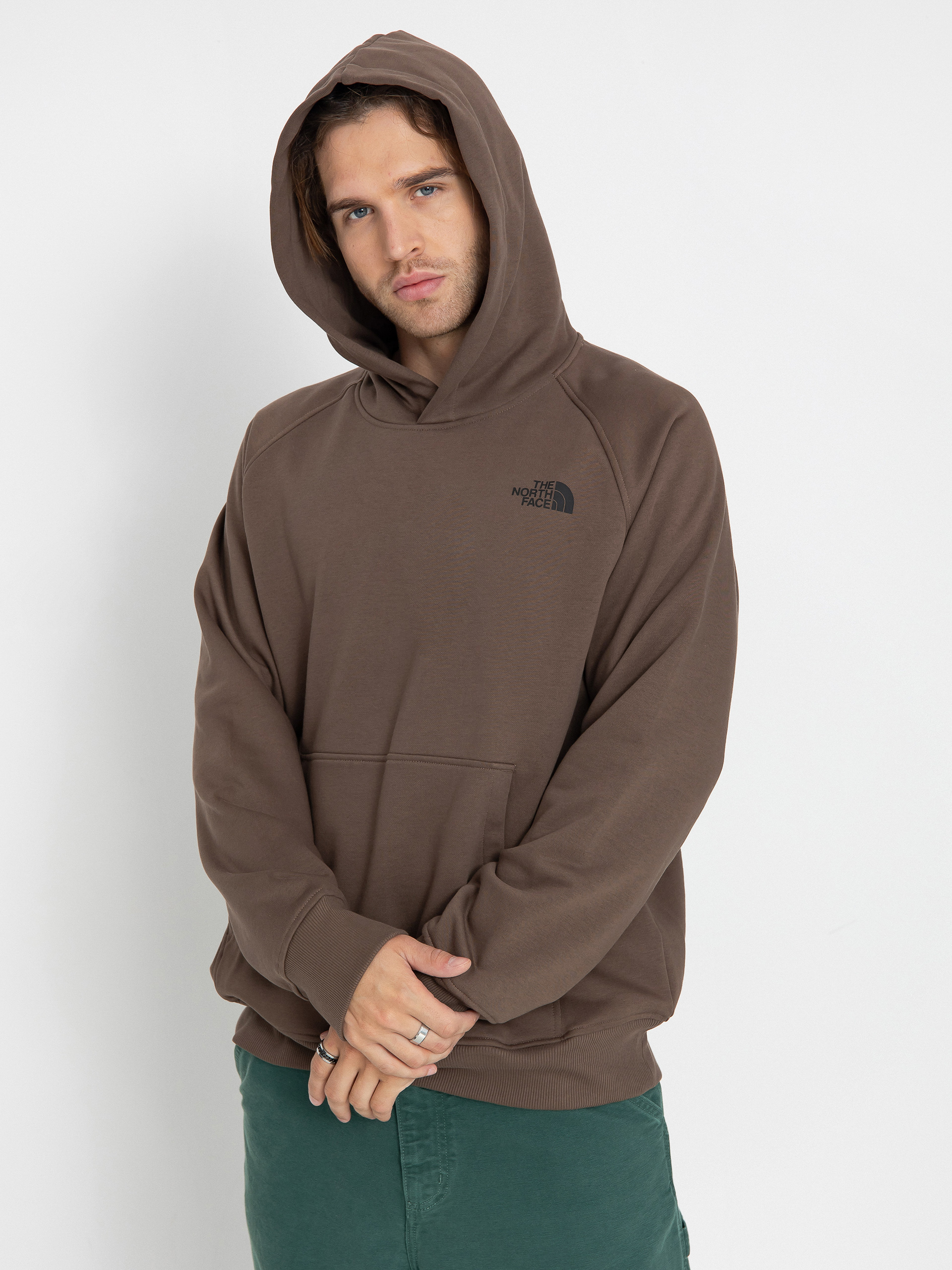 The North Face Raglan Box Nse HD Hoodie (smokey brown)