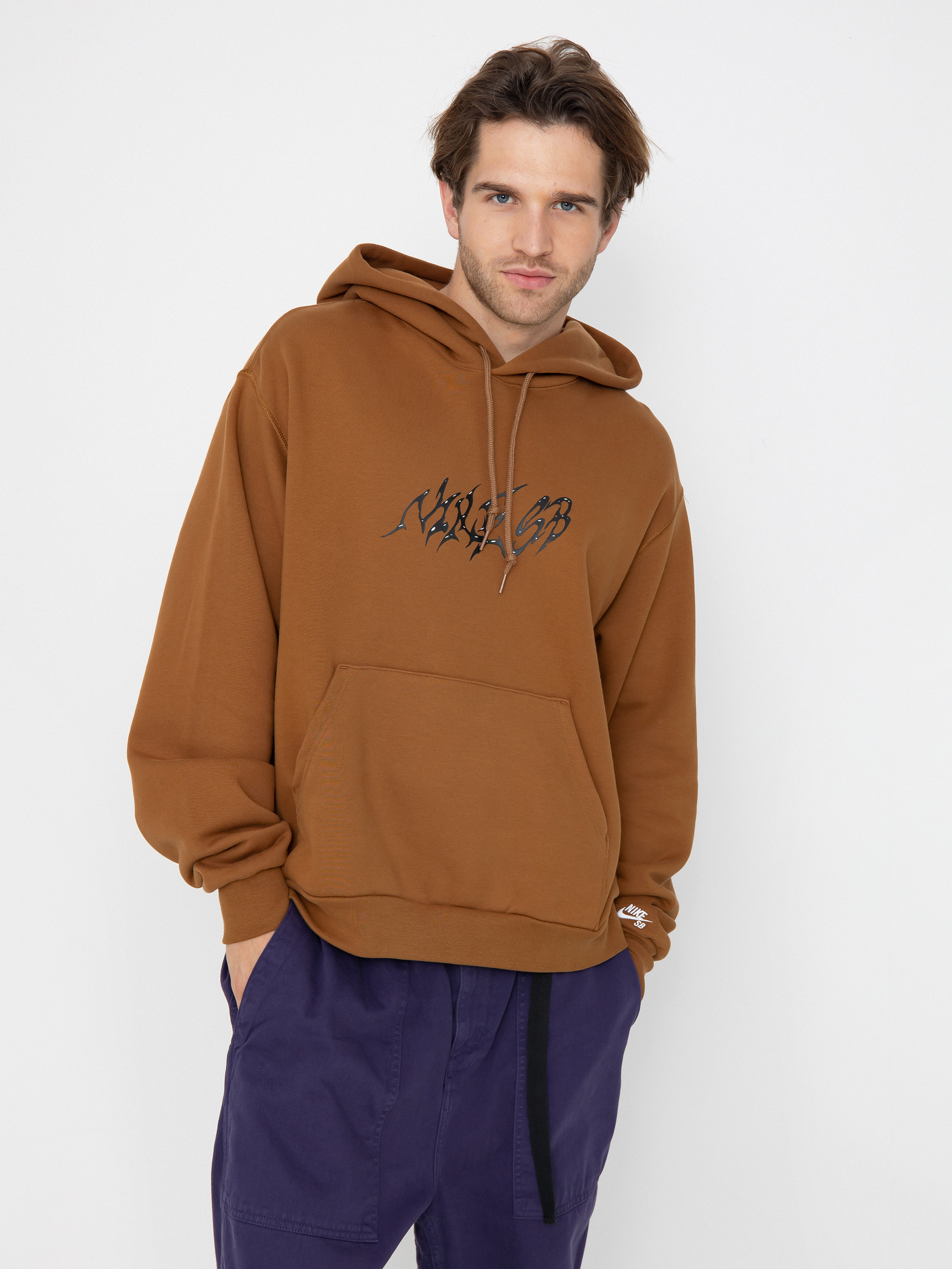 Tan hoodie nike on sale