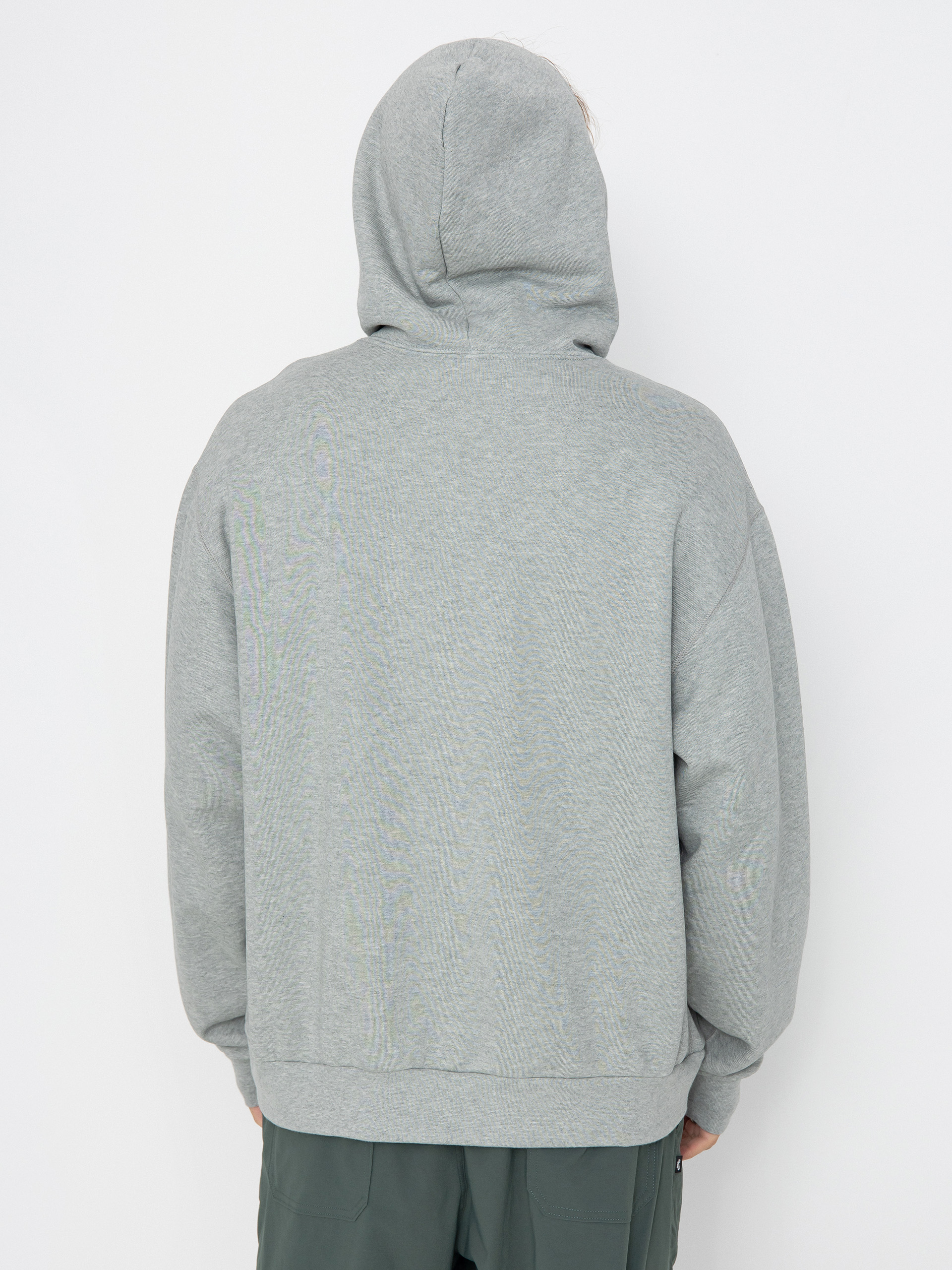 Nike SB Essential Logo HD Hoodie (dk grey heather/white)