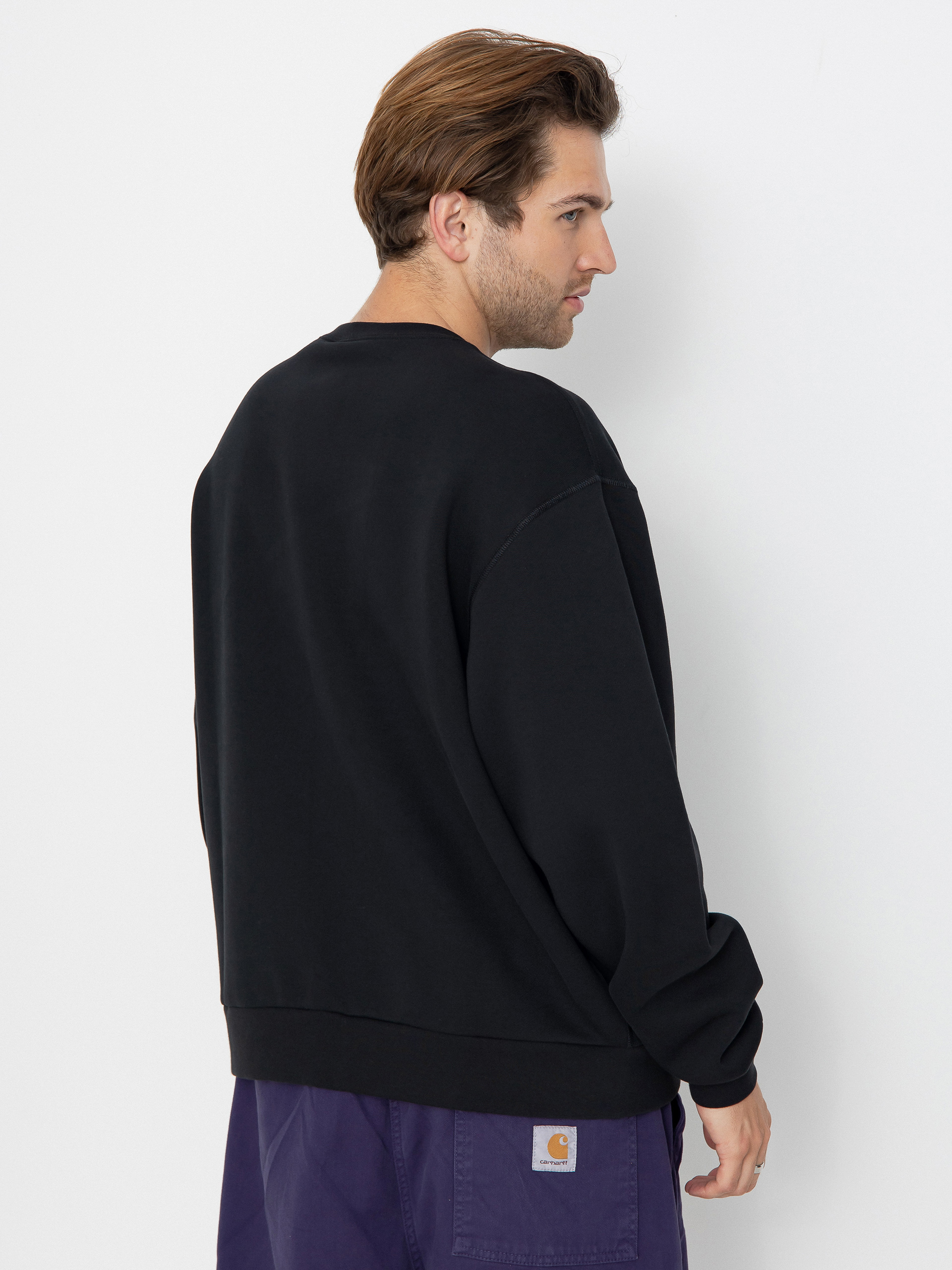 Nike SB Essential Logo Crew Sweatshirt (black/white)