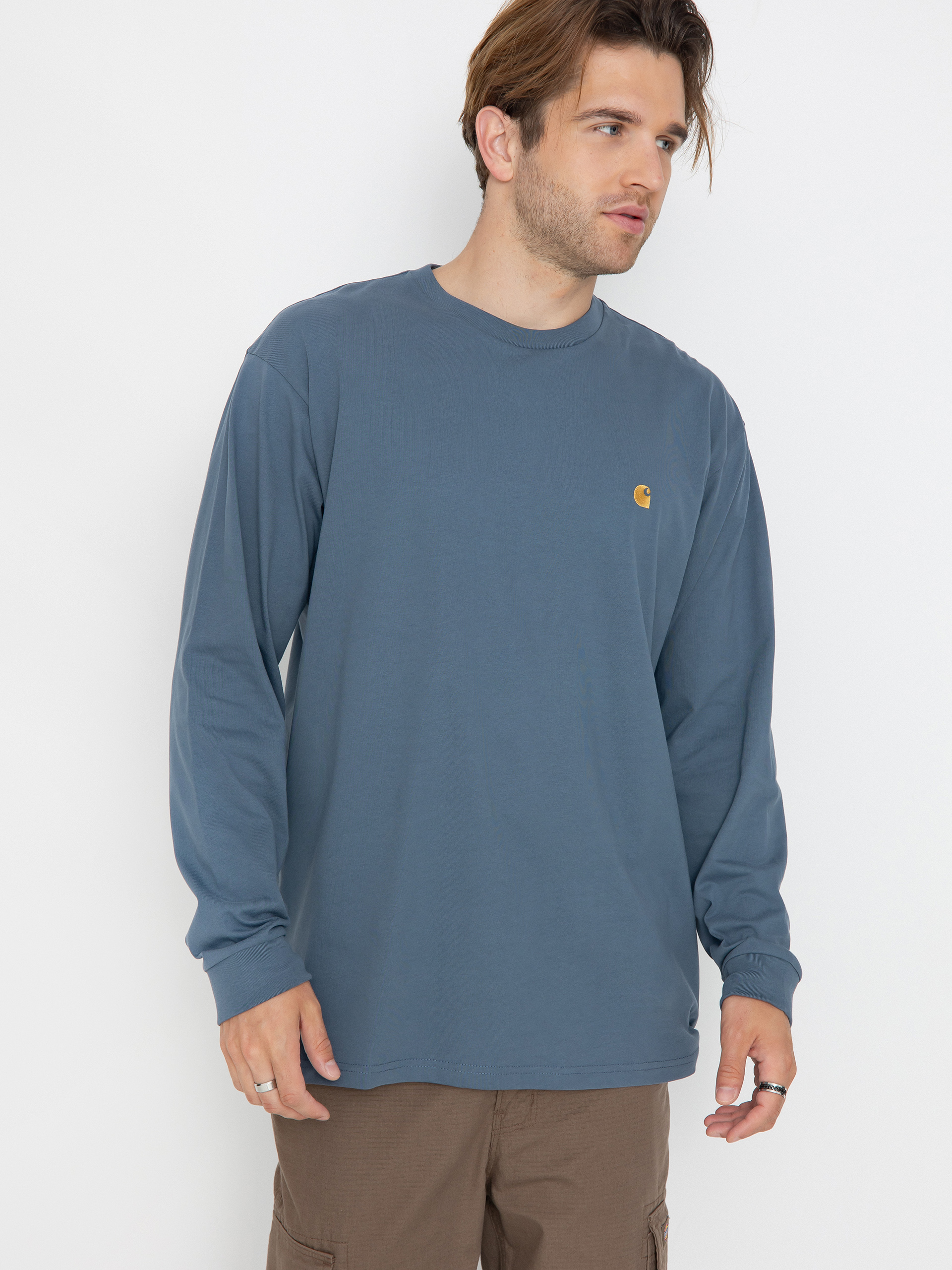 Carhartt WIP Chase Longsleeve (positano/gold)