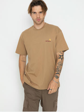 Carhartt WIP American Script T-Shirt (peanut)