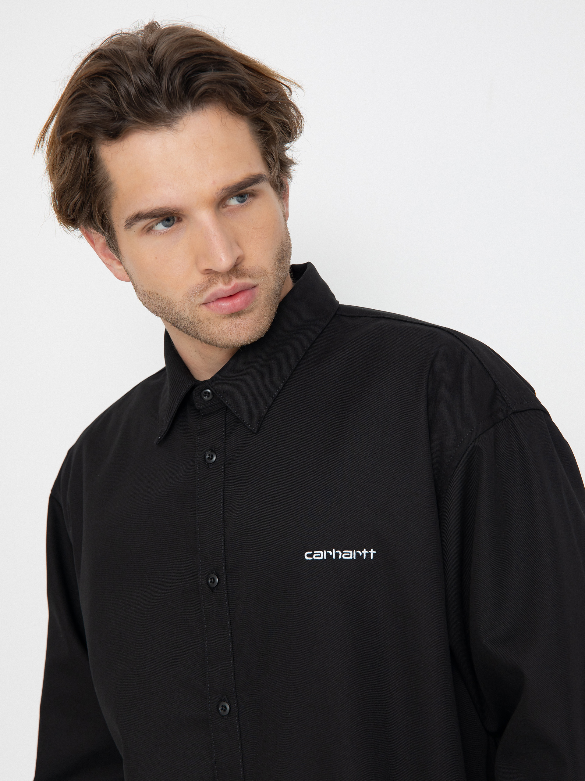 Carhartt WIP Module Script Hemd (black/white)