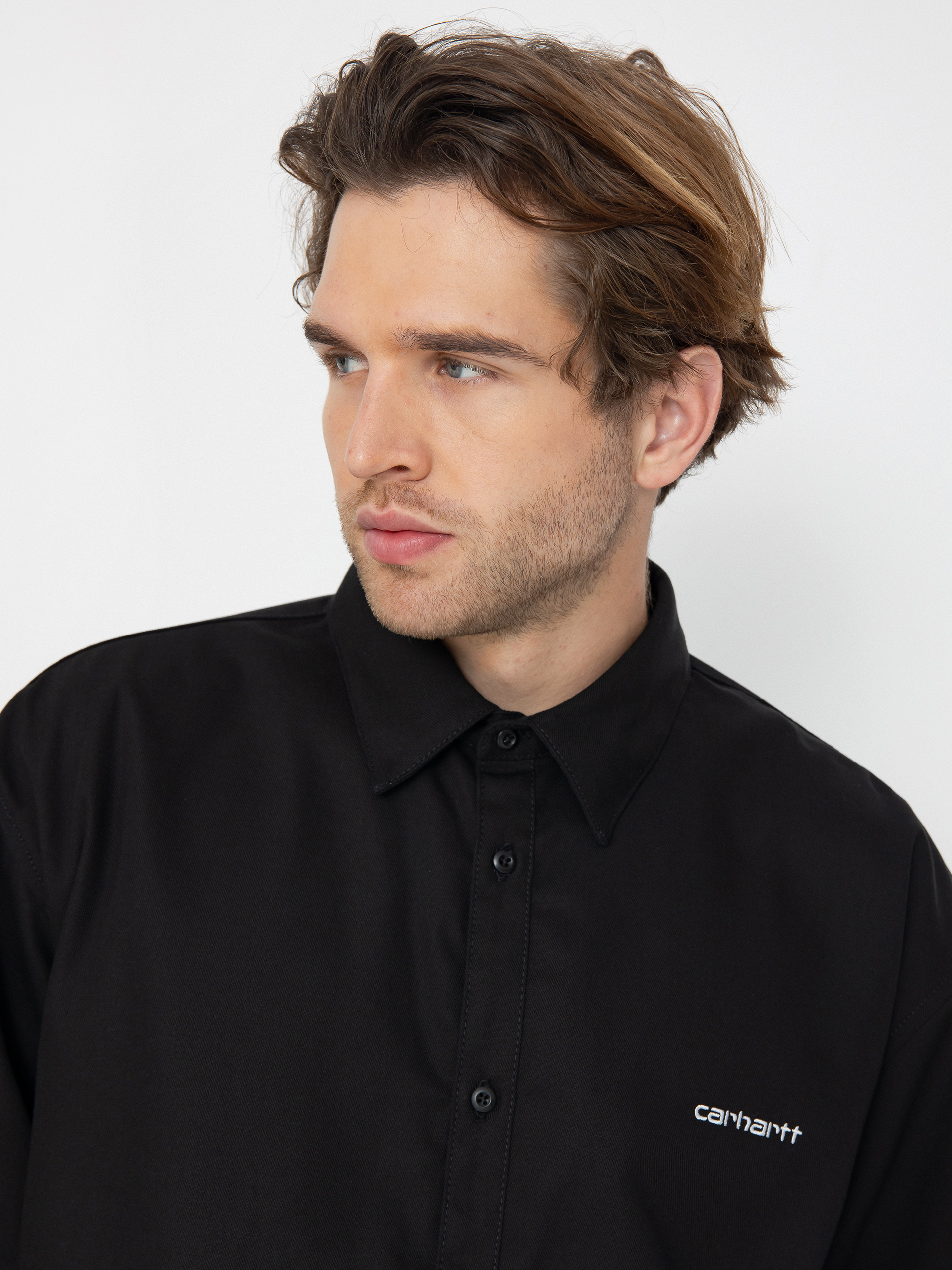 Carhartt WIP Module Script Hemd (black/white)