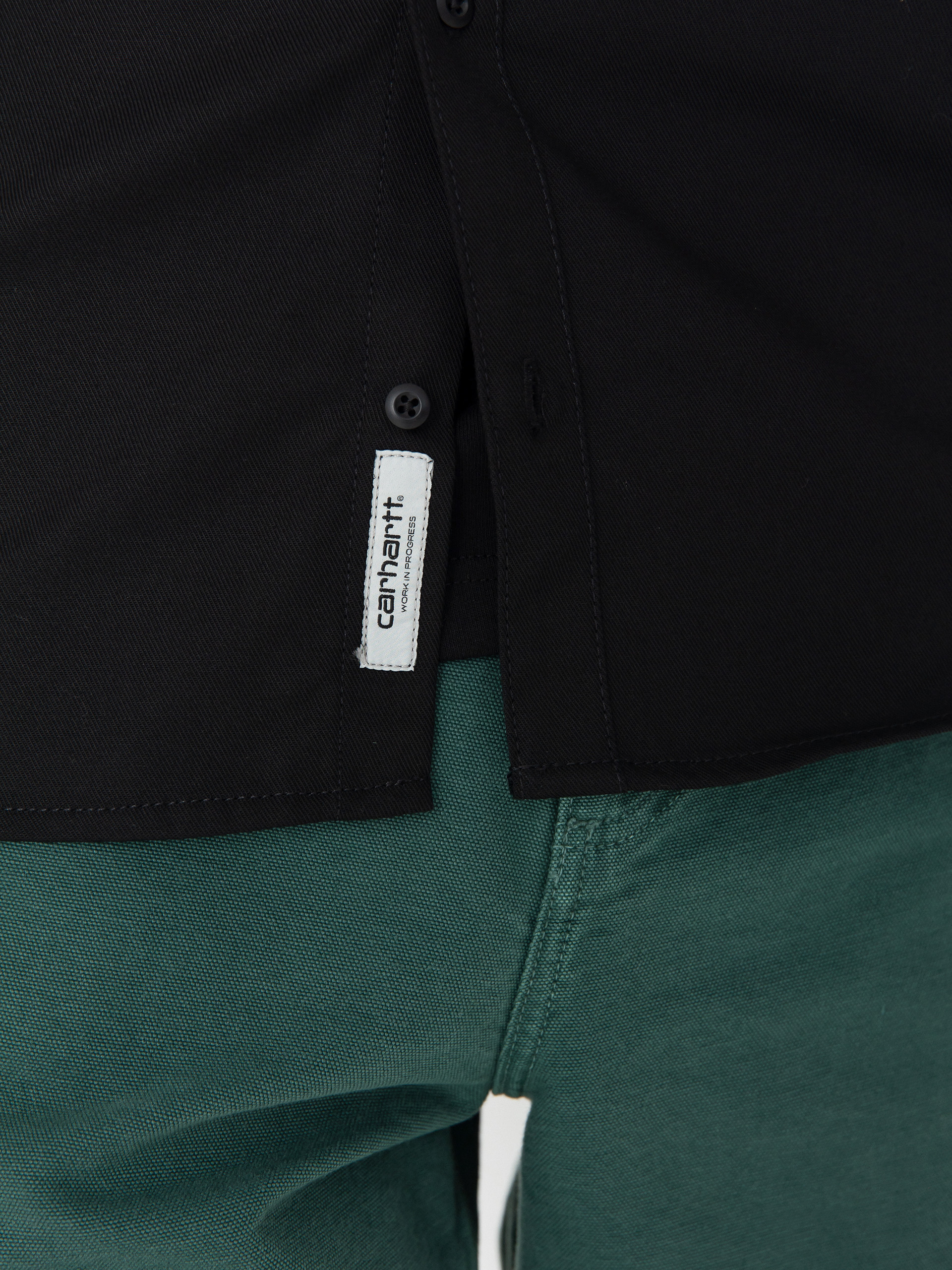 Carhartt WIP Module Script Hemd (black/white)