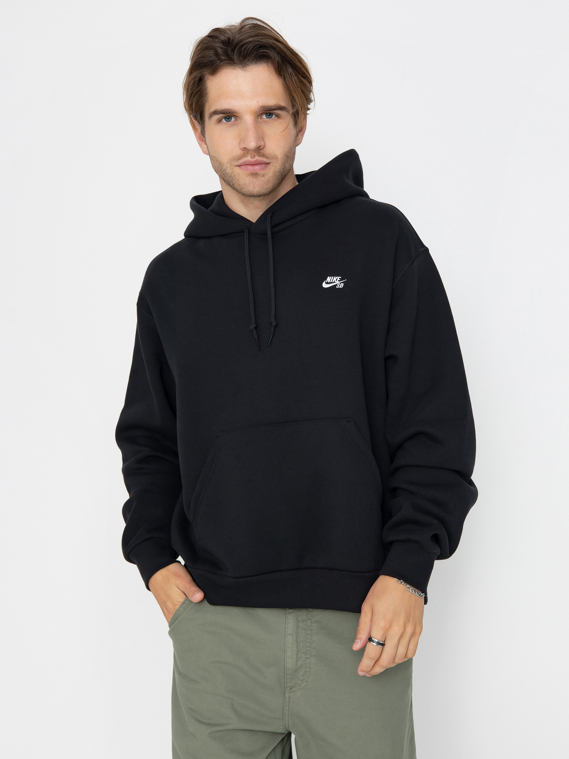 Nike SB Essential Logo HD Hoodie (black/white)