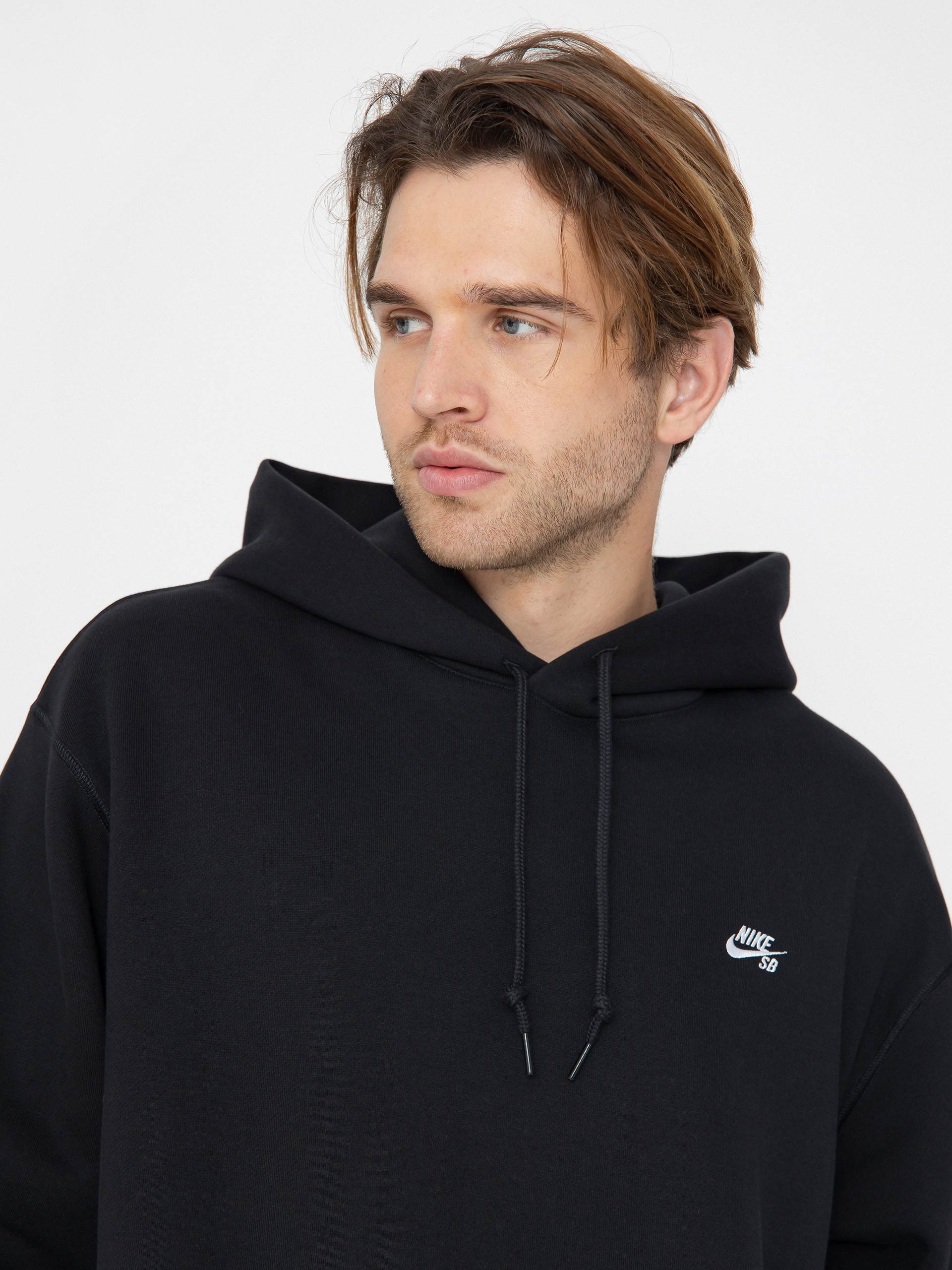 Nike SB Essential Logo HD Hoodie (black/white)