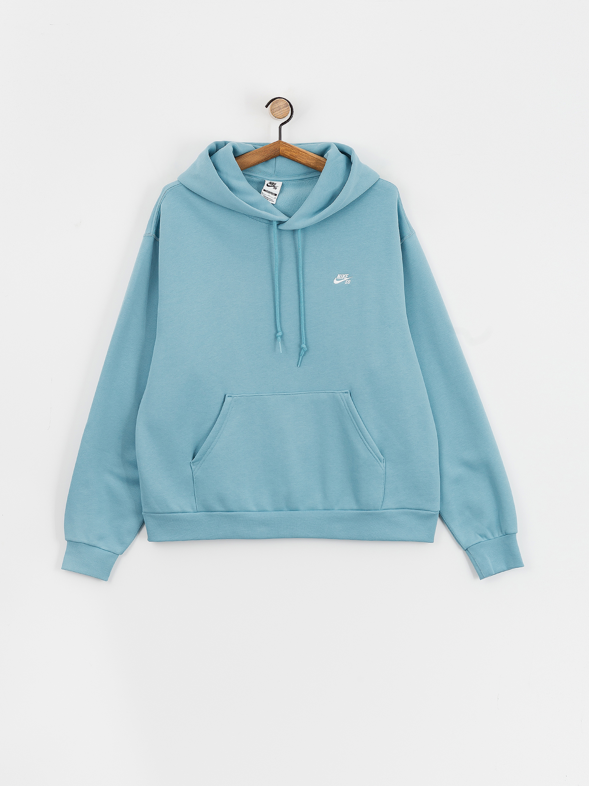 Nike SB Essential Logo HD Hoodie (denim turq/white)