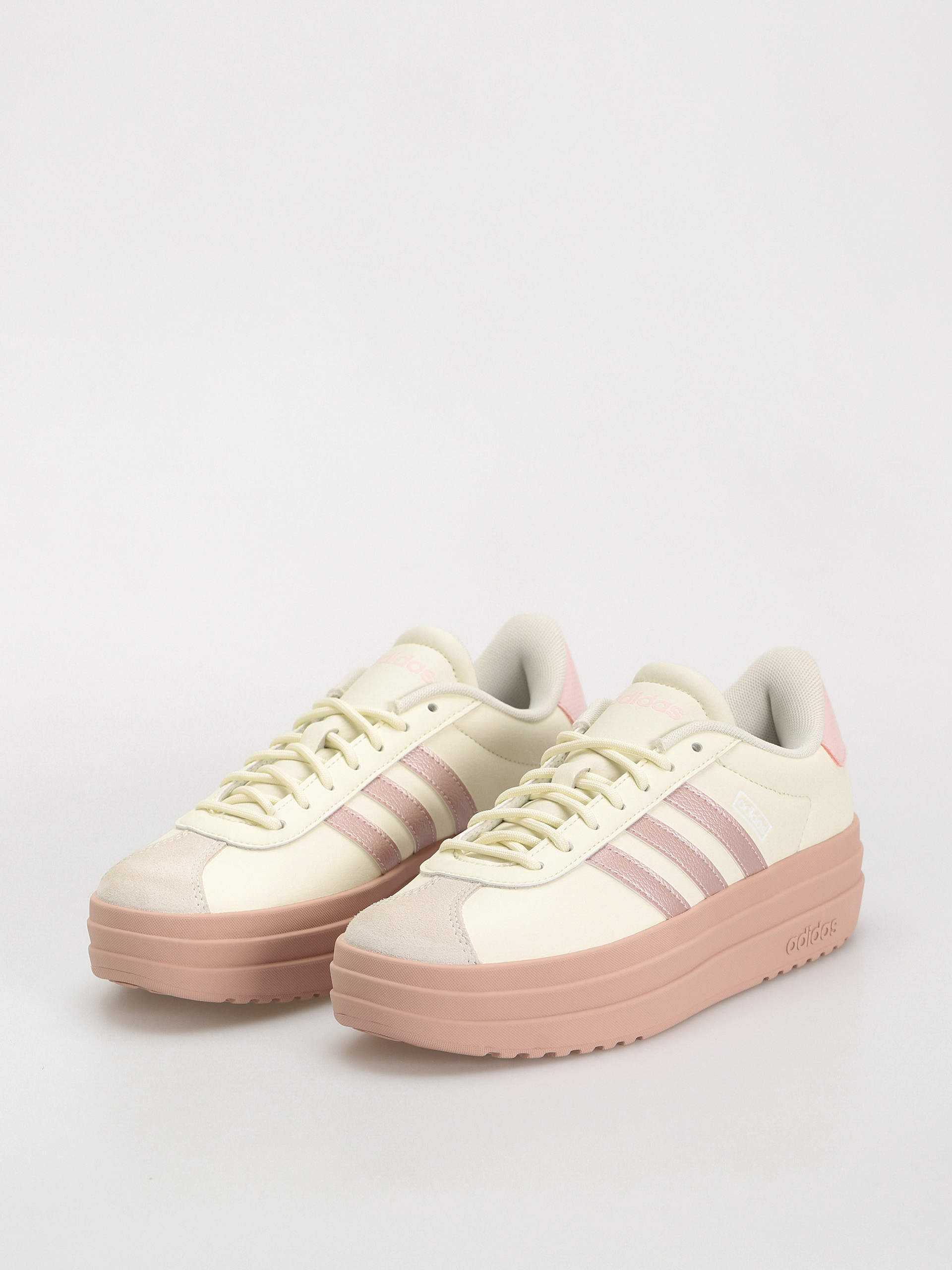 adidas Originals Vl Court Bold Wmn Shoes (ivory/sapime/sanpin)
