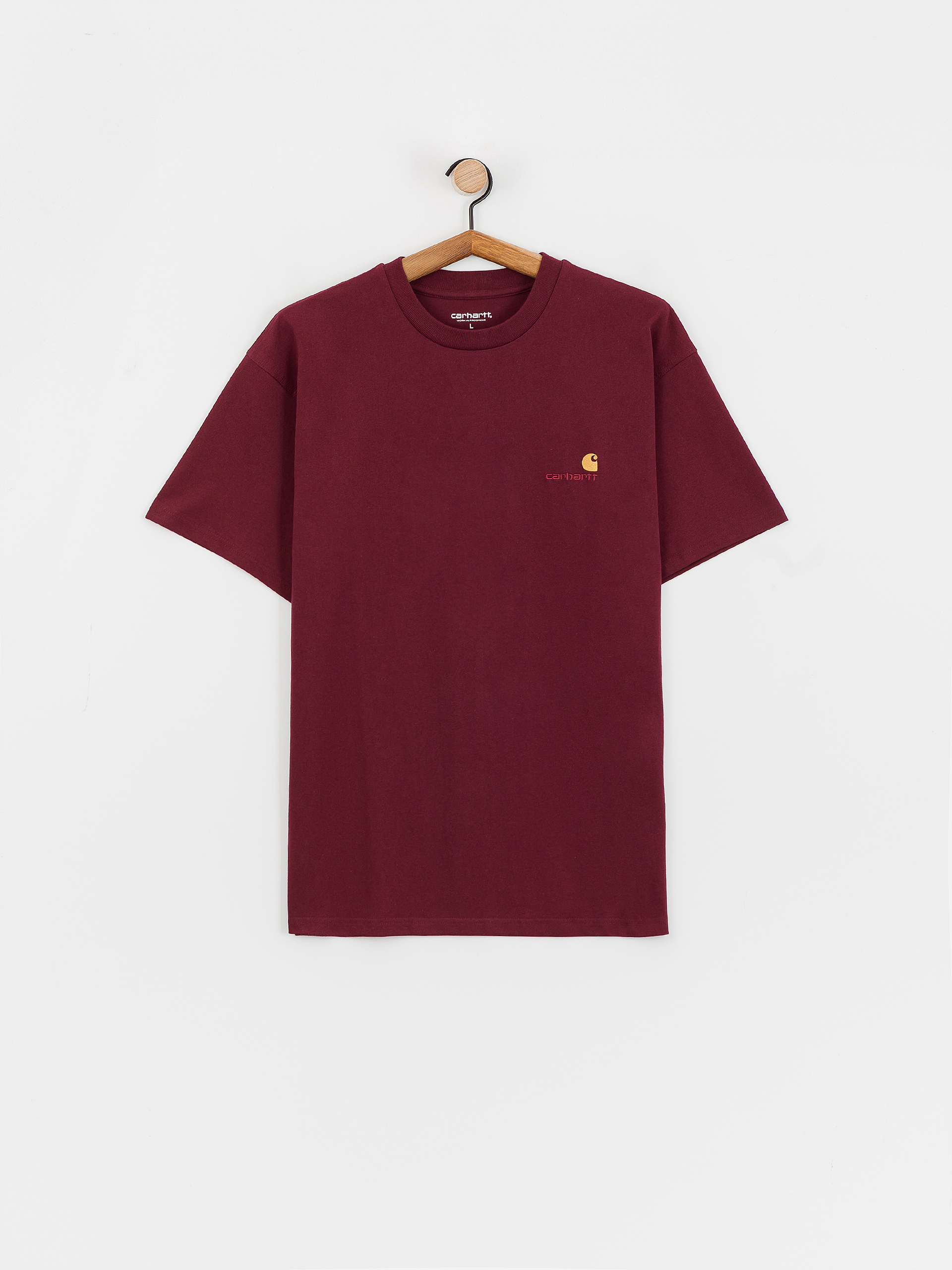 Carhartt WIP American Script T-Shirt (malbec)