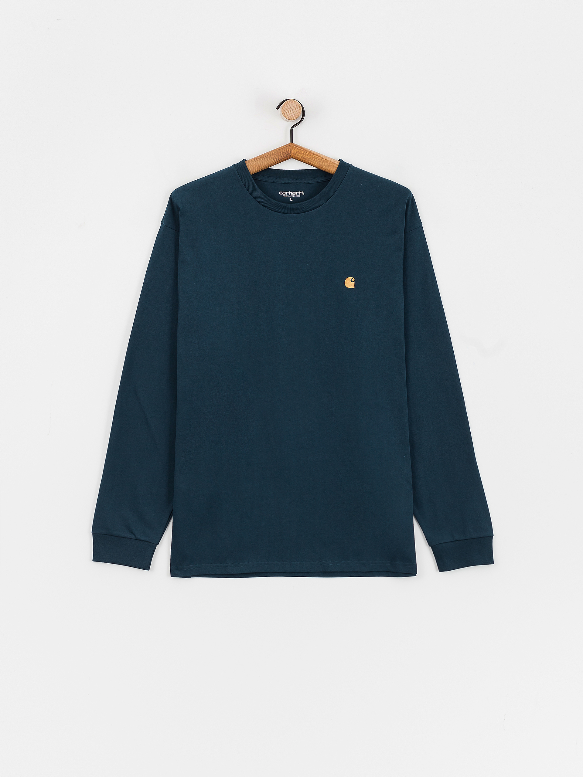 Carhartt WIP Chase Longsleeve (duck blue/gold)