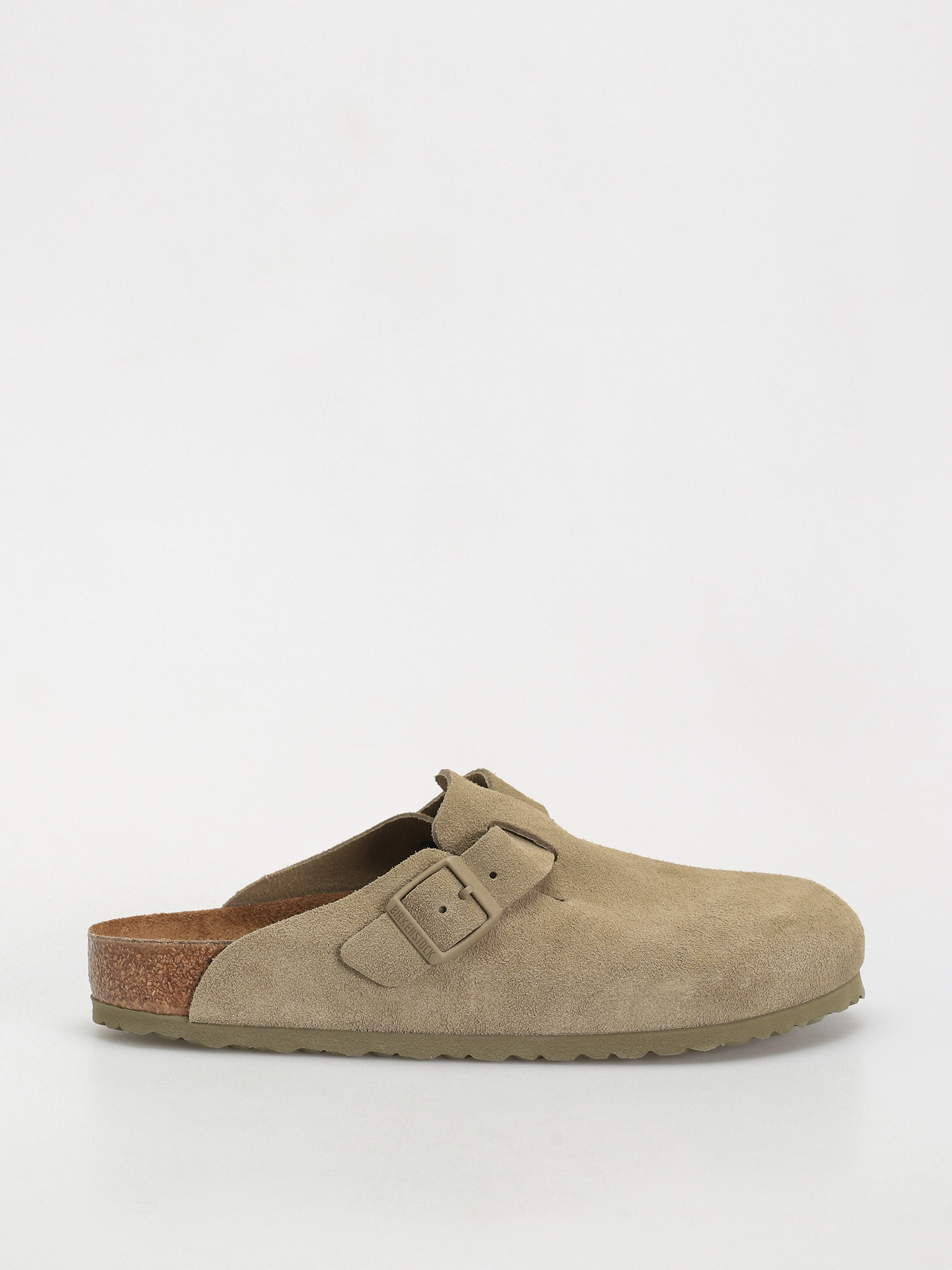Boston Suede Leather Velvet Grey | BIRKENSTOCK