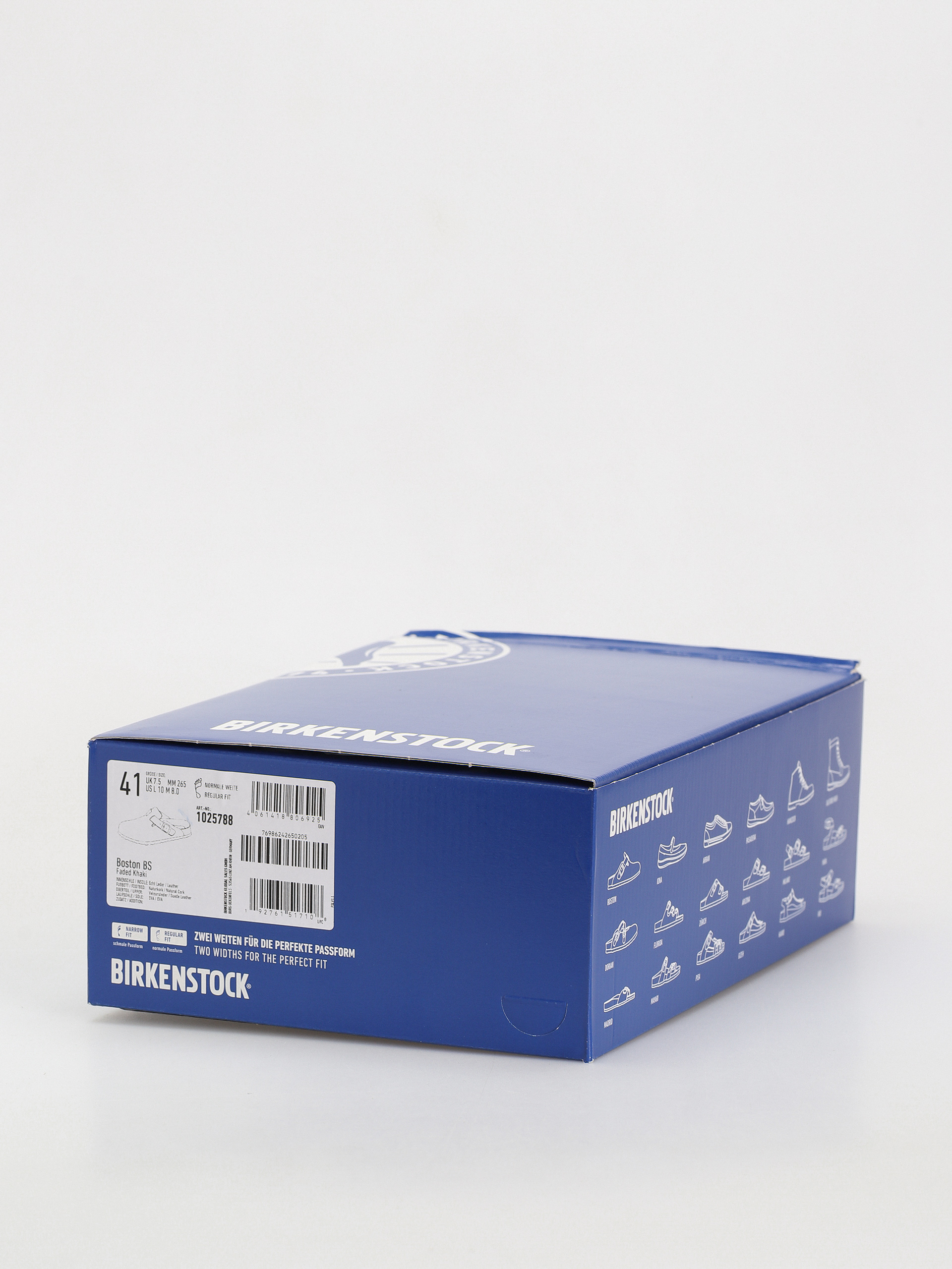 Birkenstock Boston Suede Leather Regular Flip-flops (faded khaki)