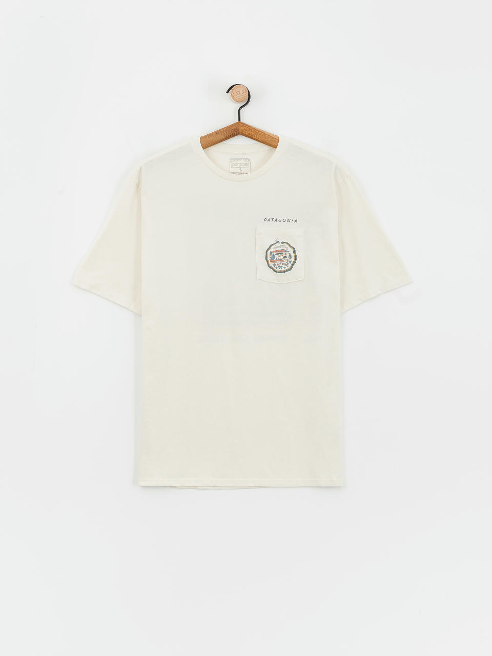 Patagonia T-Shirt Commontrail Pocket Responsibili (birch white)