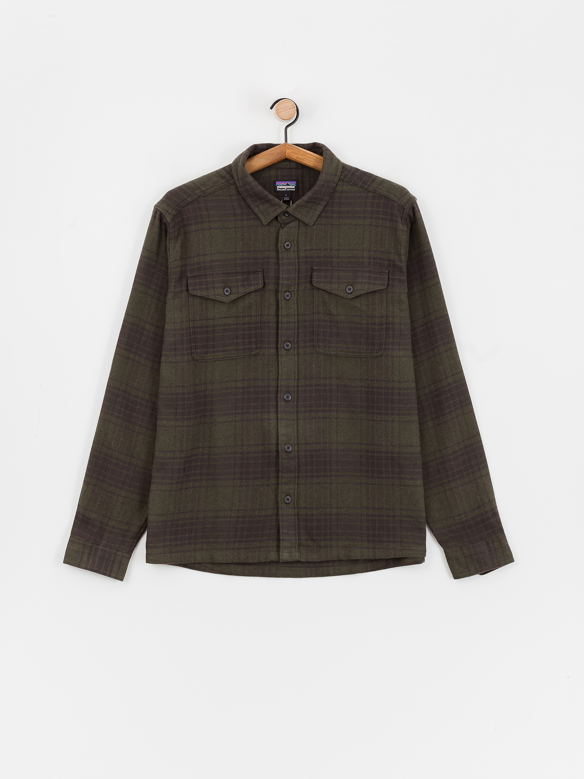 Patagonia Shirt Fjord Flannel - green (cascade basin green)