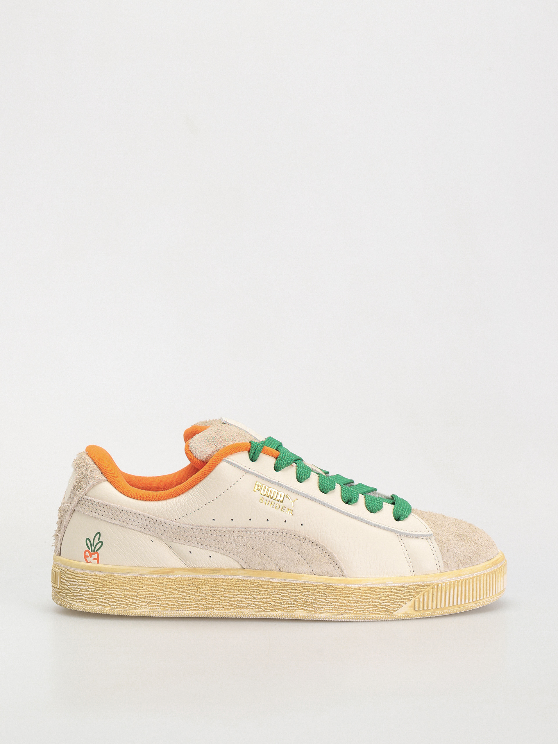 Puma X Carrots Suede XL Shoes beige warm white rickie orange