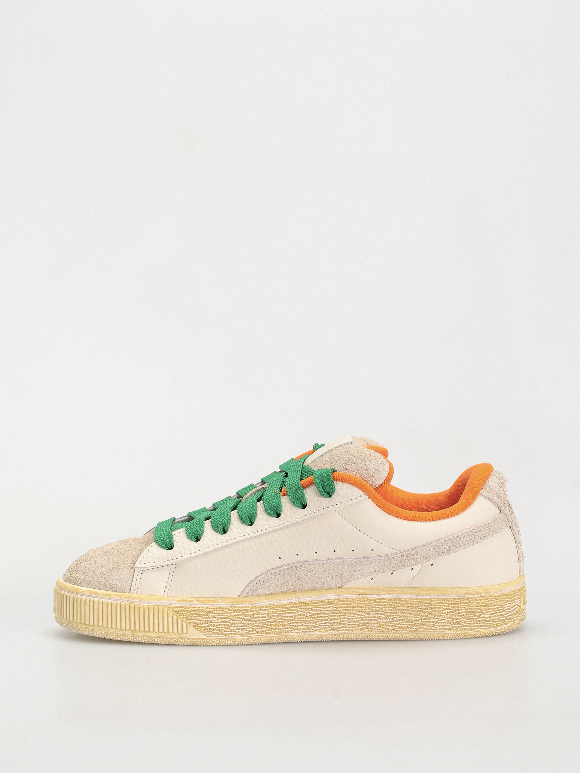 Puma X Carrots Suede XL Shoes (warm white rickie orange)