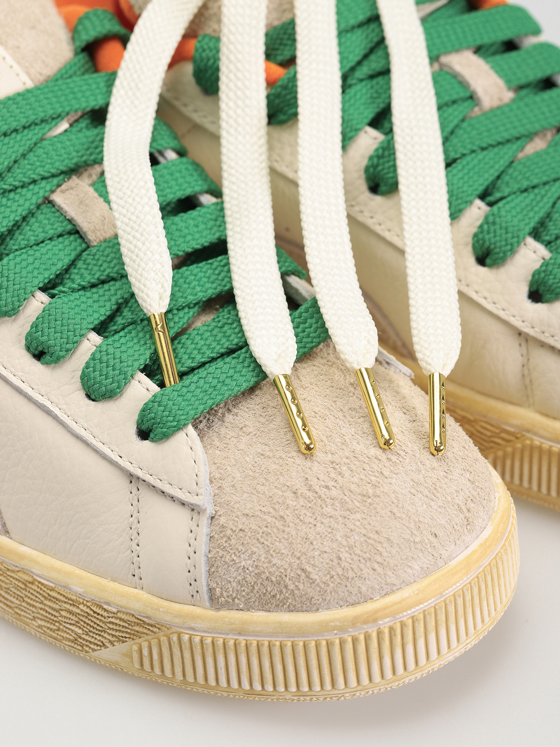 Puma X Carrots Suede XL Shoes (warm white rickie orange)