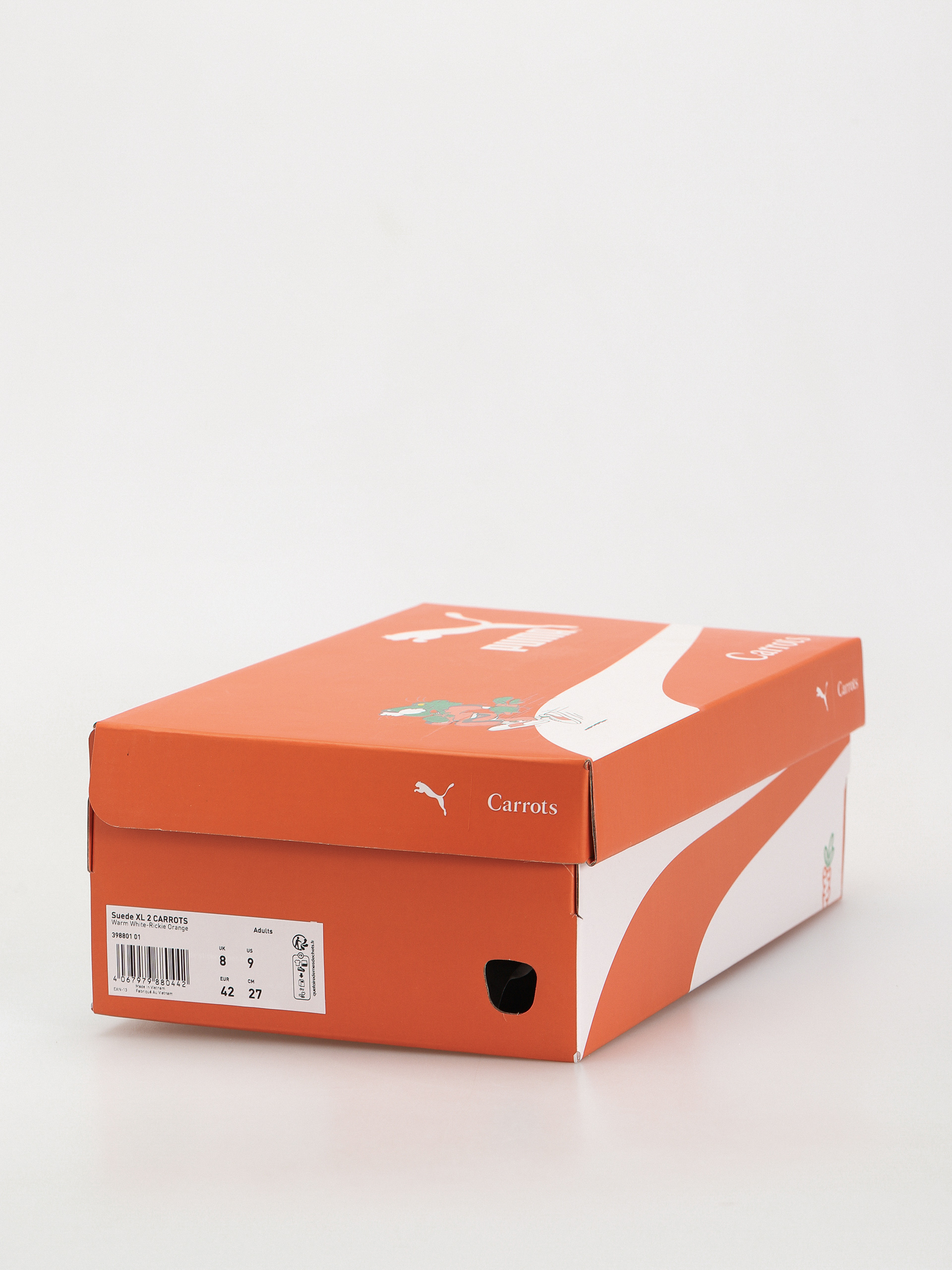 Puma X Carrots Suede XL Shoes (warm white rickie orange)