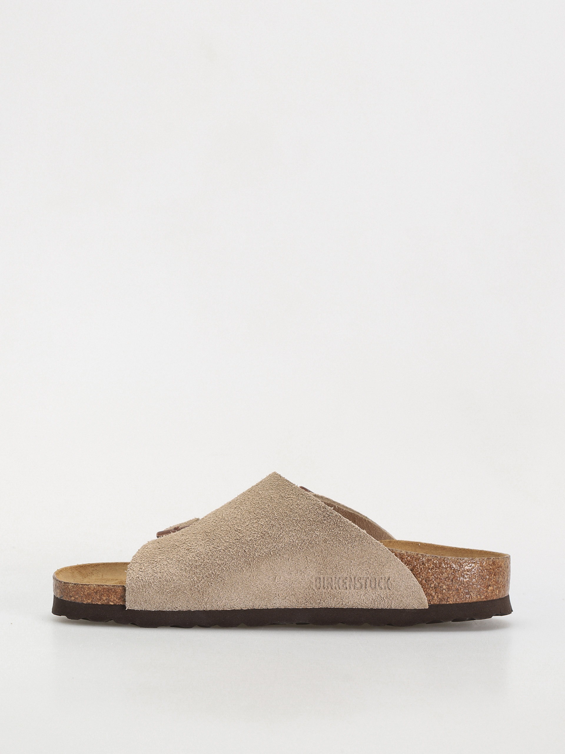 Birkenstock Zürich Suede Leather Narrow Wmn Flip-flops (taupe)