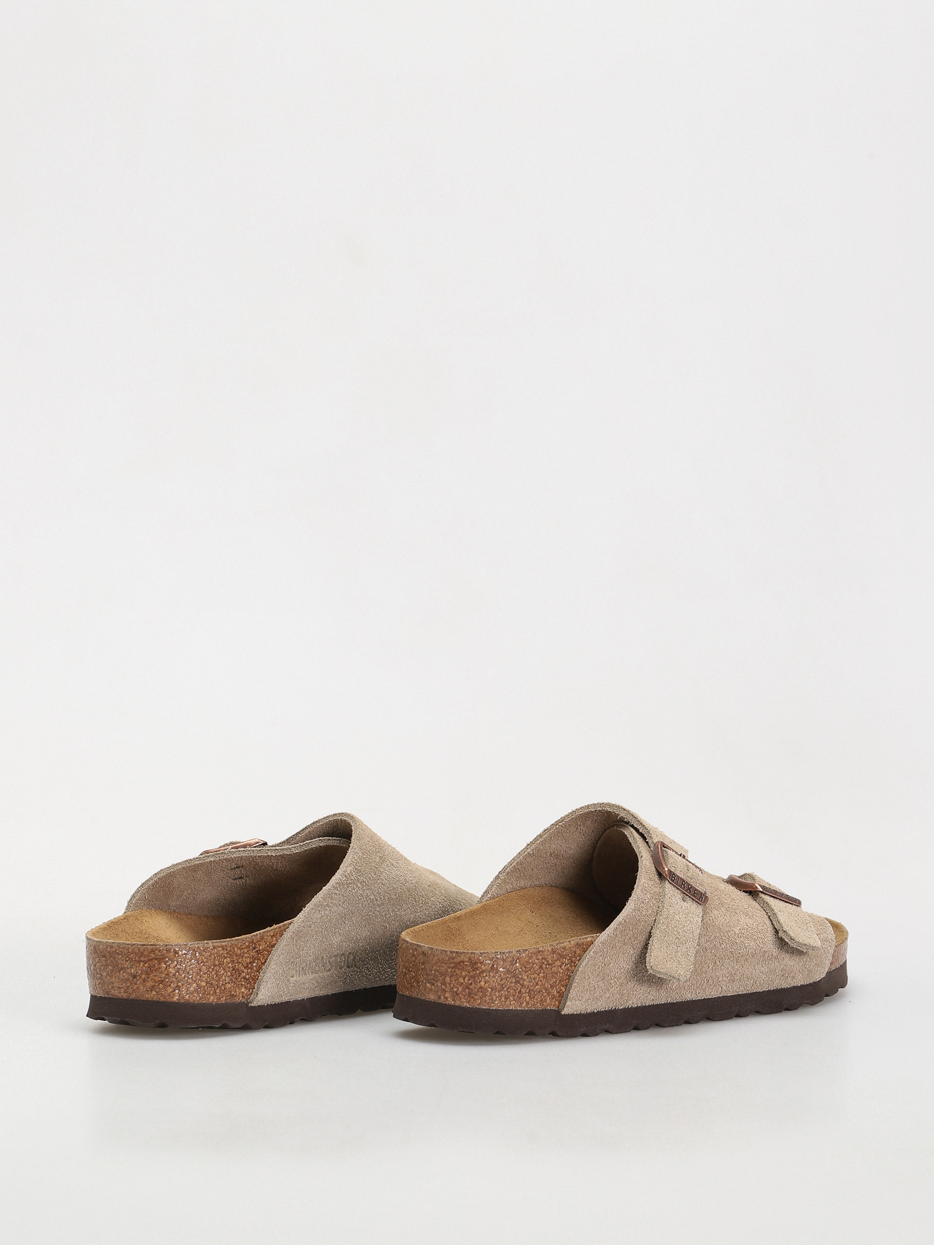 Birkenstock Zürich Suede Leather Narrow Wmn Flip-flops (taupe)