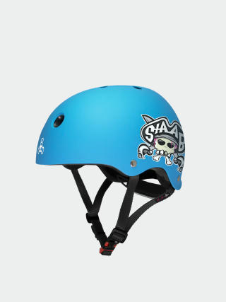 Triple Eight Helm Lil 8 Staab Edition Dual Certified Helmet With Eps Liner JR (neon blue)