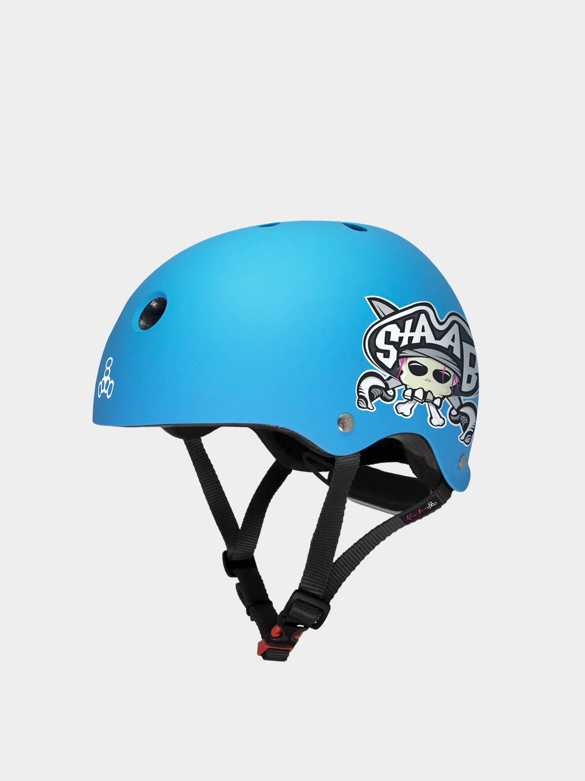 Triple Eight Helm Lil 8 Staab Edition Dual Certified Helmet With Eps Liner JR (neon blue)