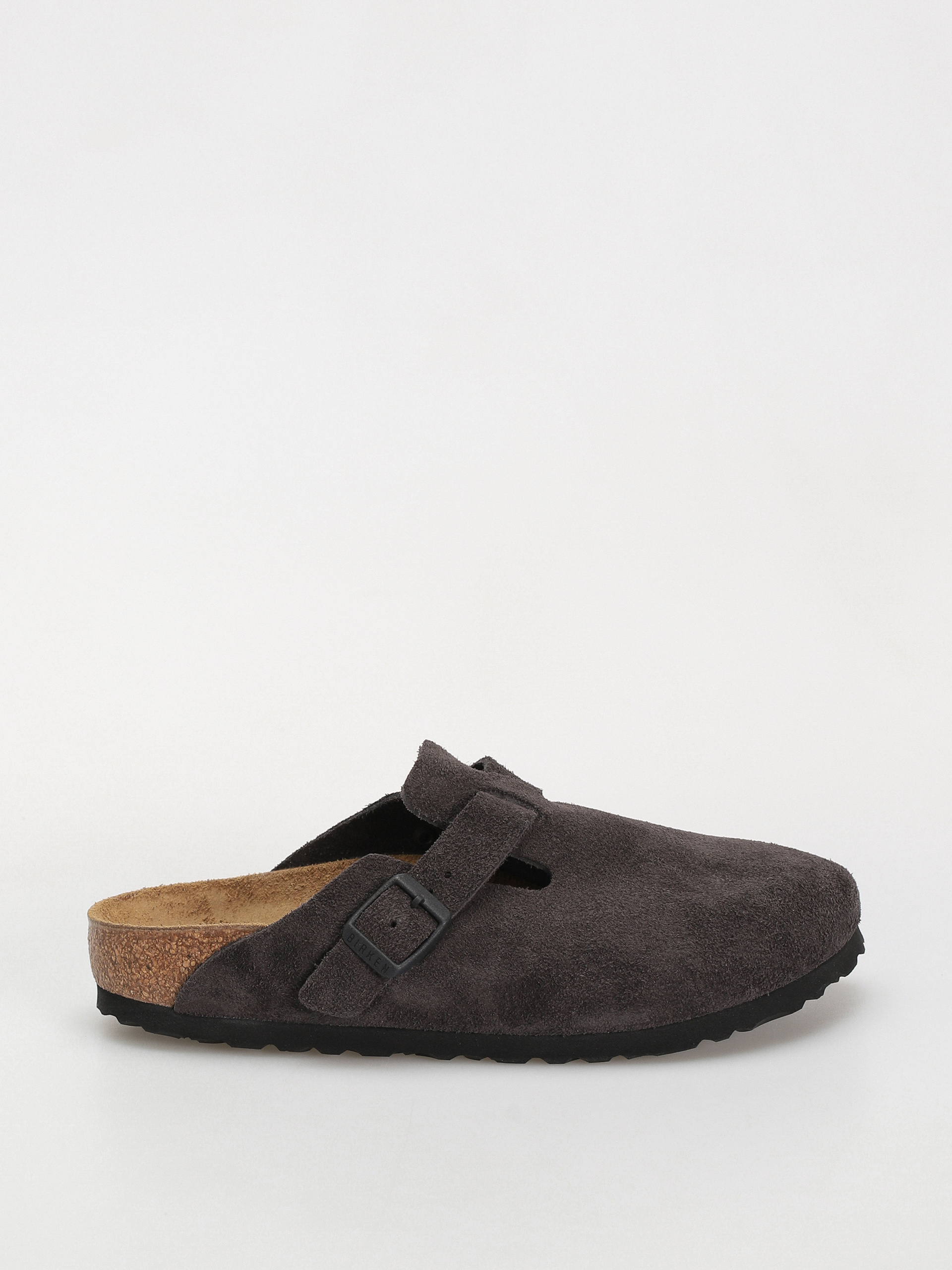 Birkenstock Boston Suede Leather Narrow Wmn Flip-flops (velvet grey)