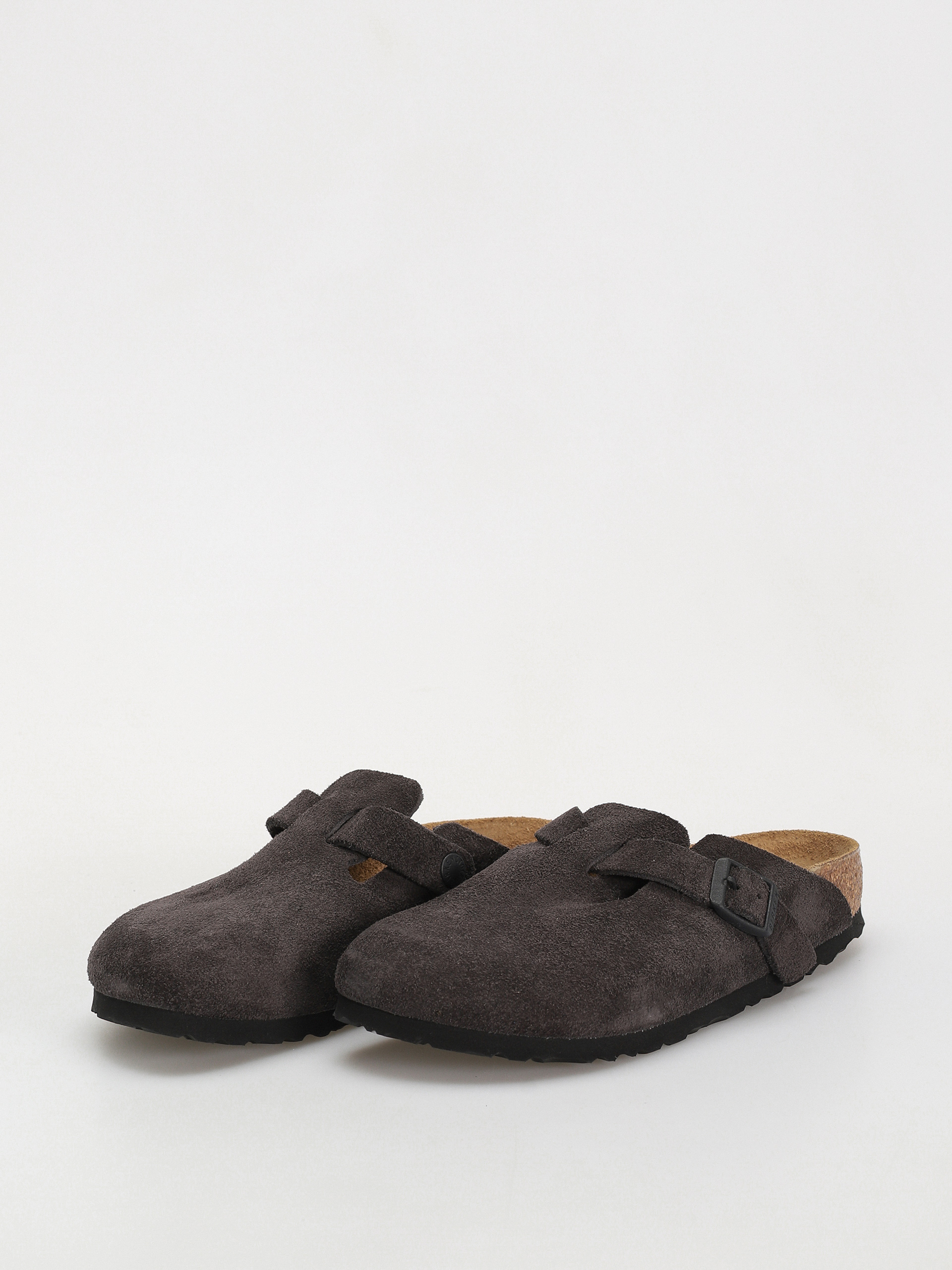 Birkenstock Boston Suede Leather Narrow Wmn Flip-flops (velvet grey)