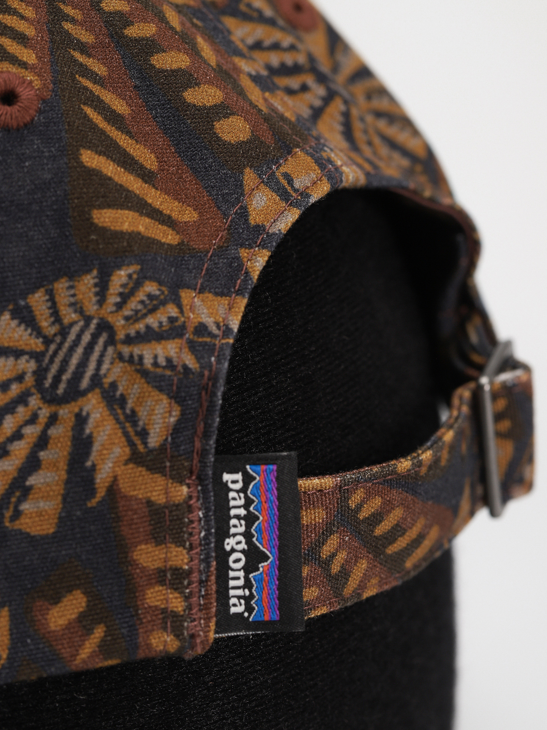 Patagonia P 6 Label Trad Cap - brown (sun wave smolder blue)