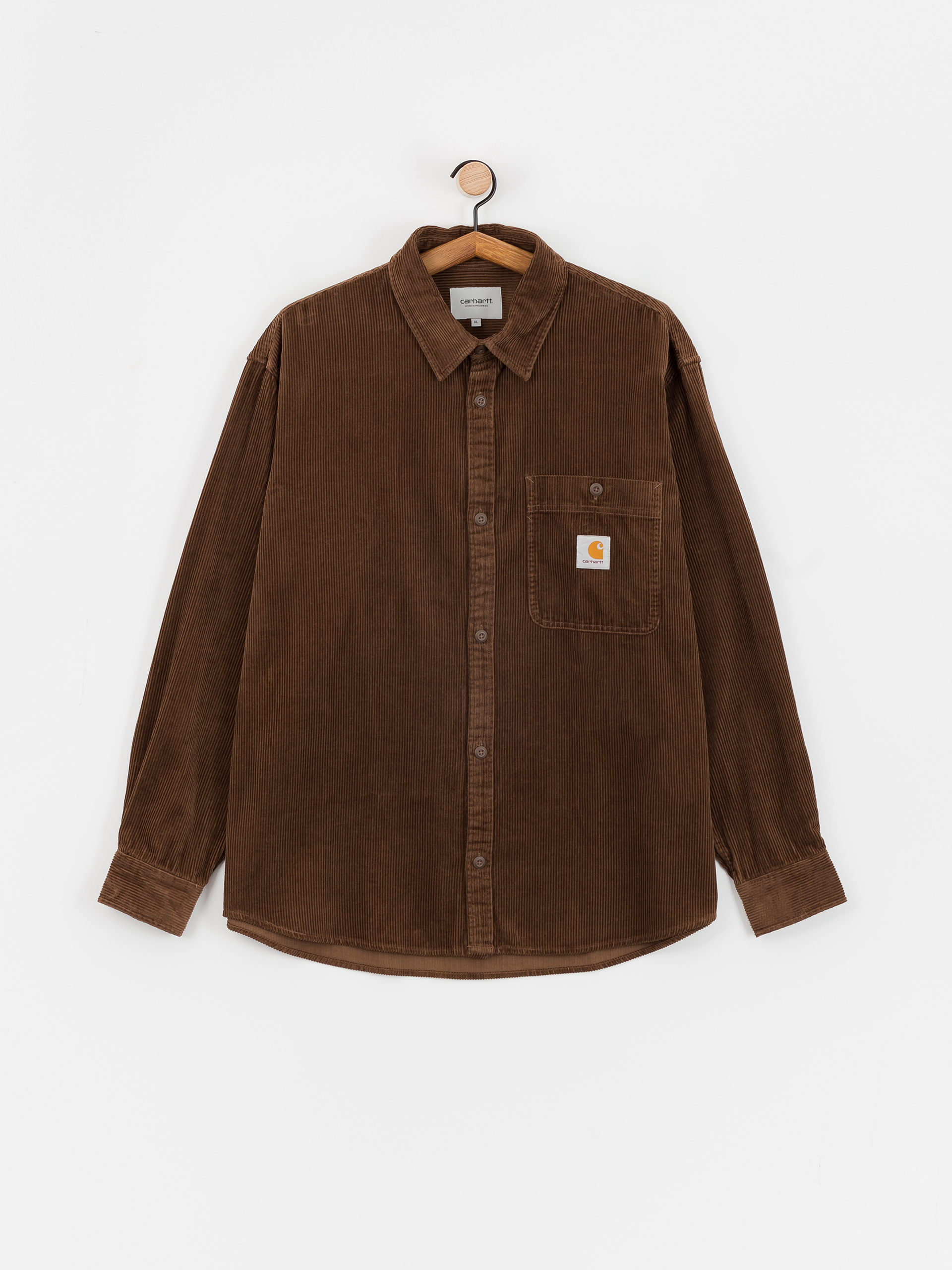 Carhartt WIP Flint Hemd (chocolate)