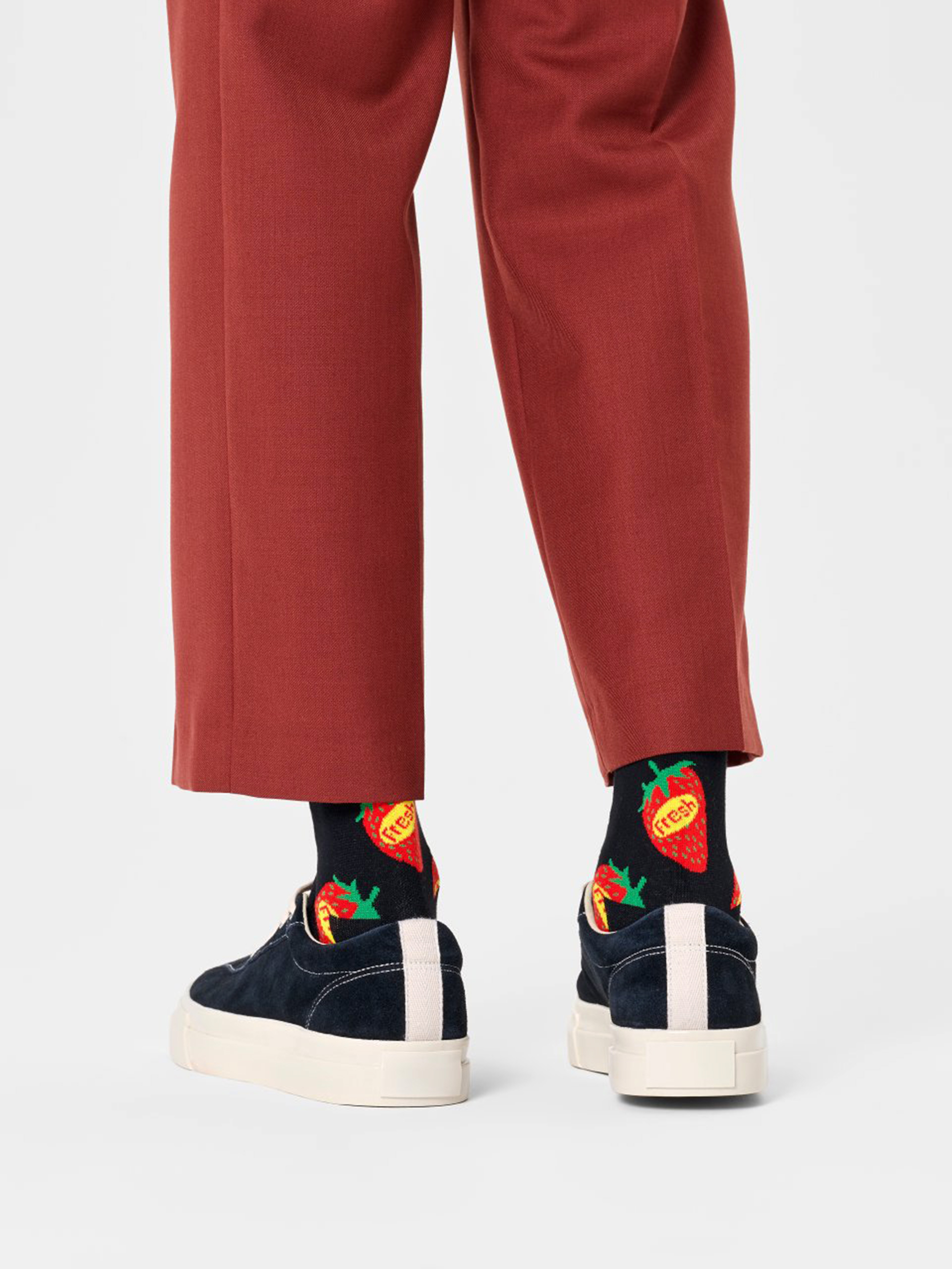 Happy Socks Socks Strawberry Fresh (black)