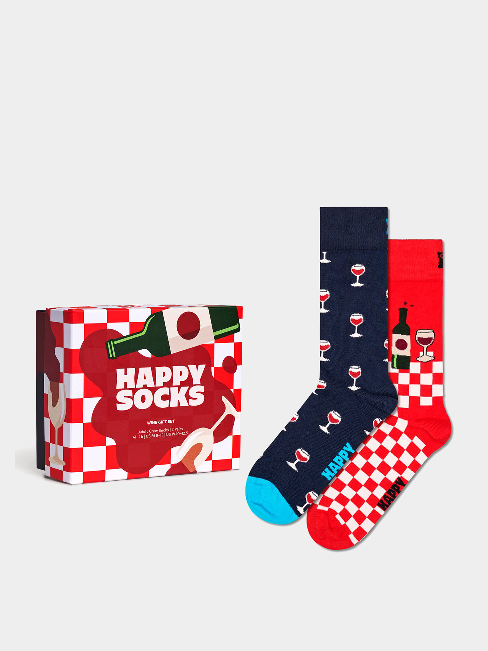 Happy Socks Socks 2-Pack Wine (blue)