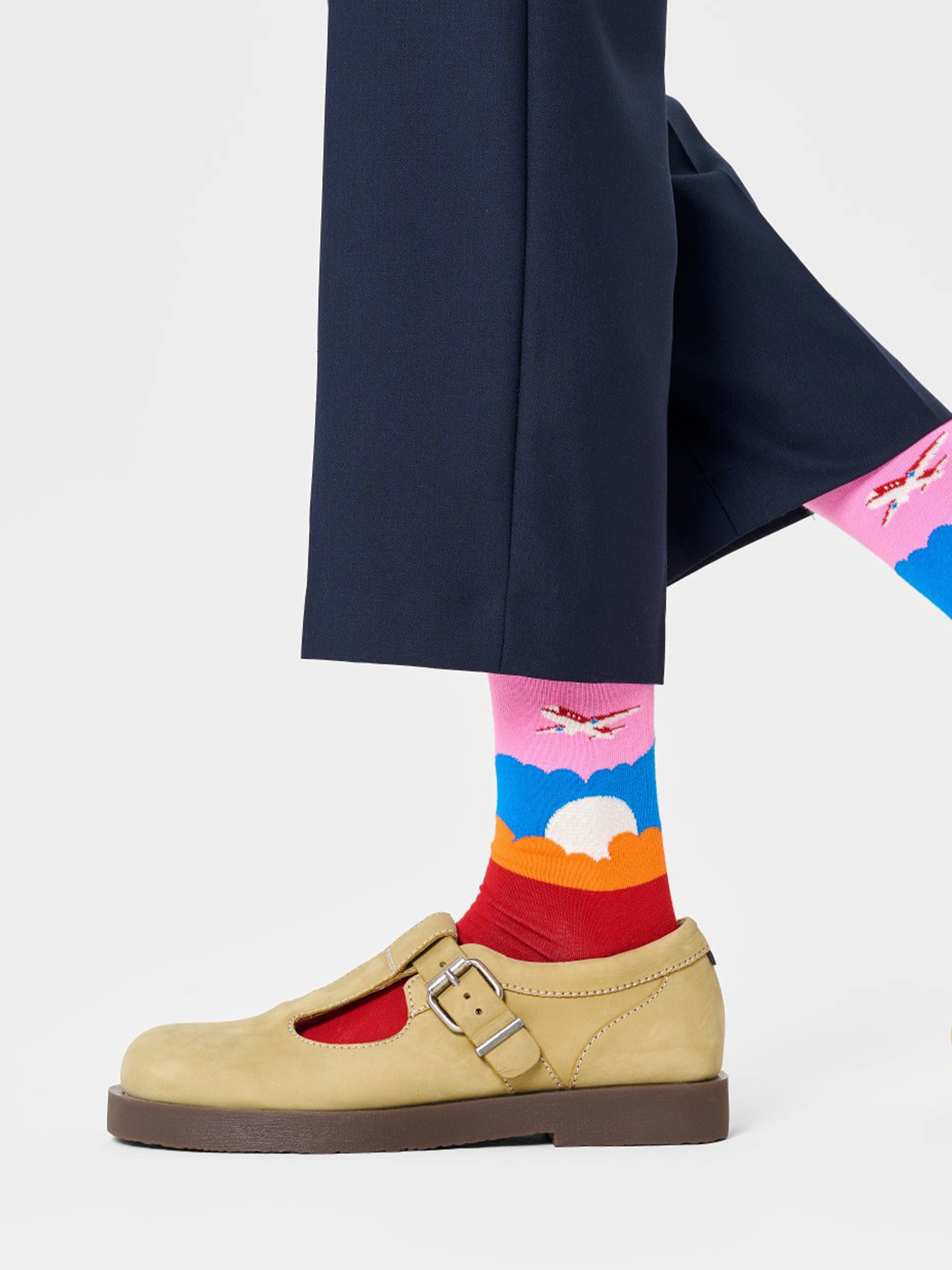 Happy Socks Socks Airplane (pink)