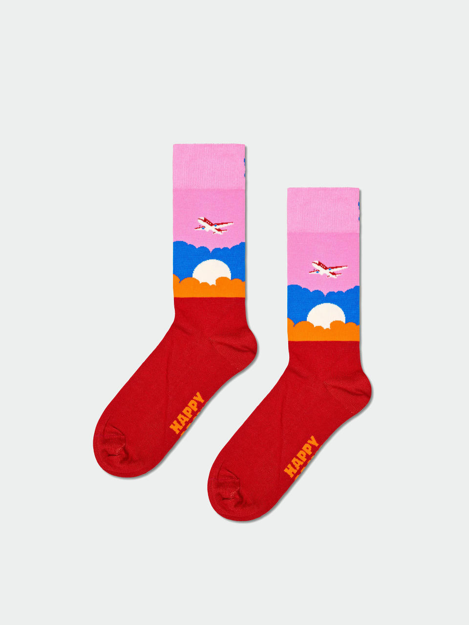 Happy Socks Socken Airplane (pink)