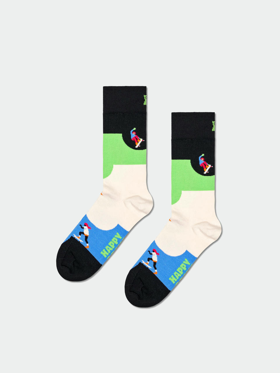 Happy Socks Socken Skateboard (black)