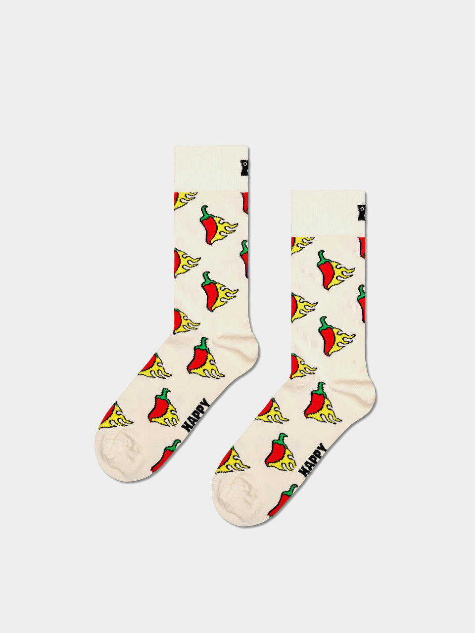 Happy Socks Socken Hot Chili (white)