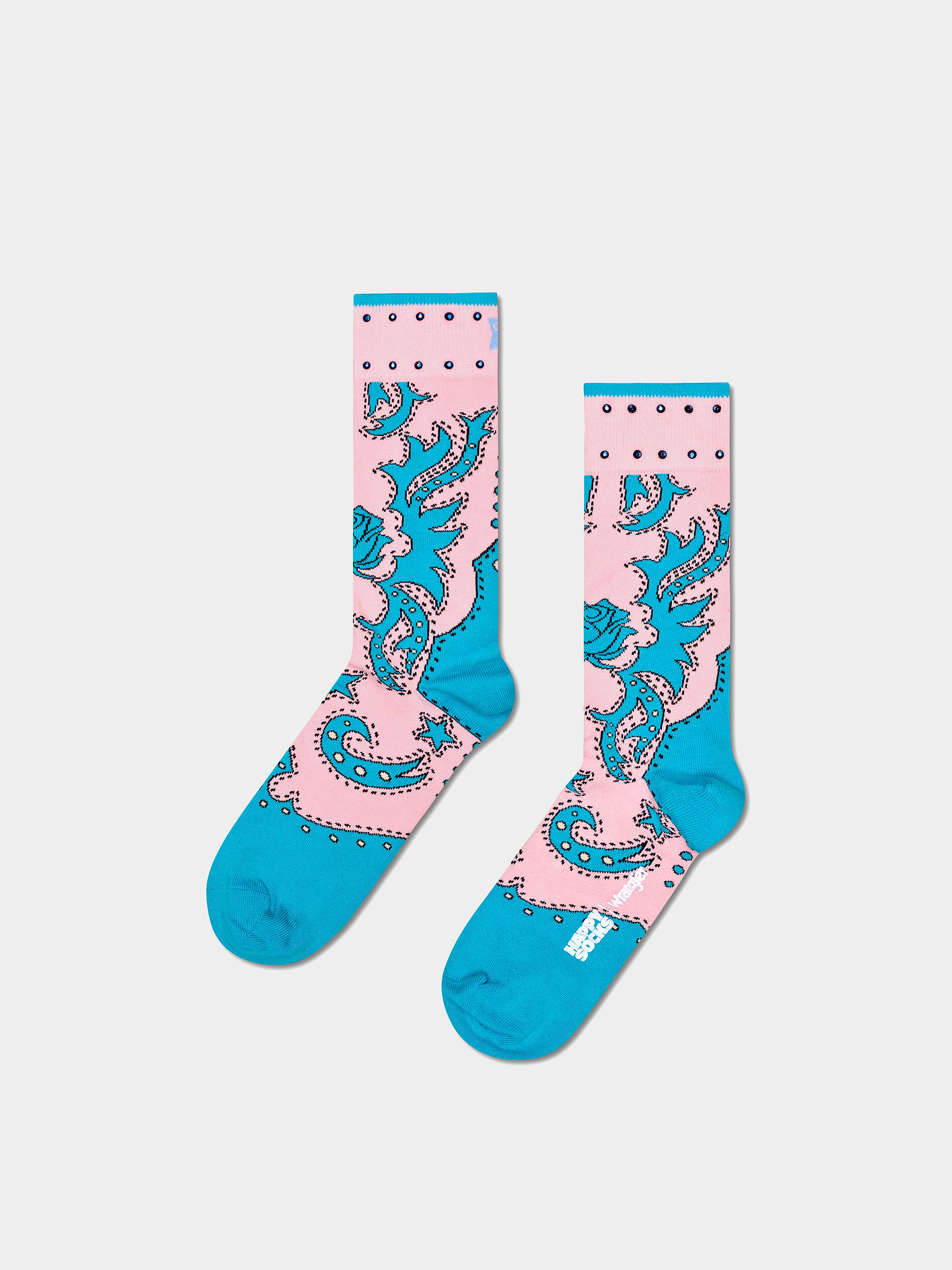 Happy Socks Socken Wrangler Freehand (turquoise)