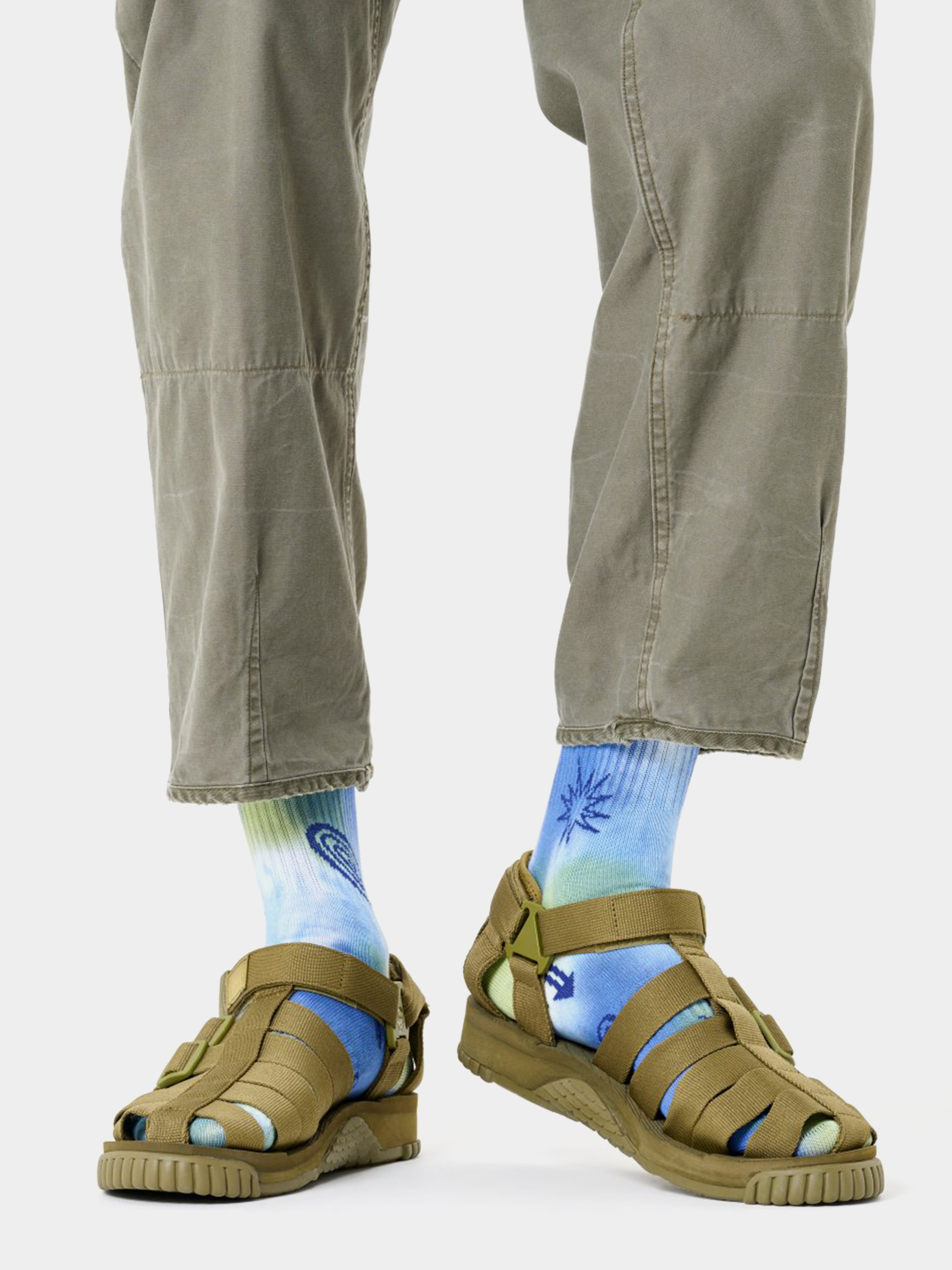 Happy Socks Socken Hyper Tie-Dye Sneaker (blue)