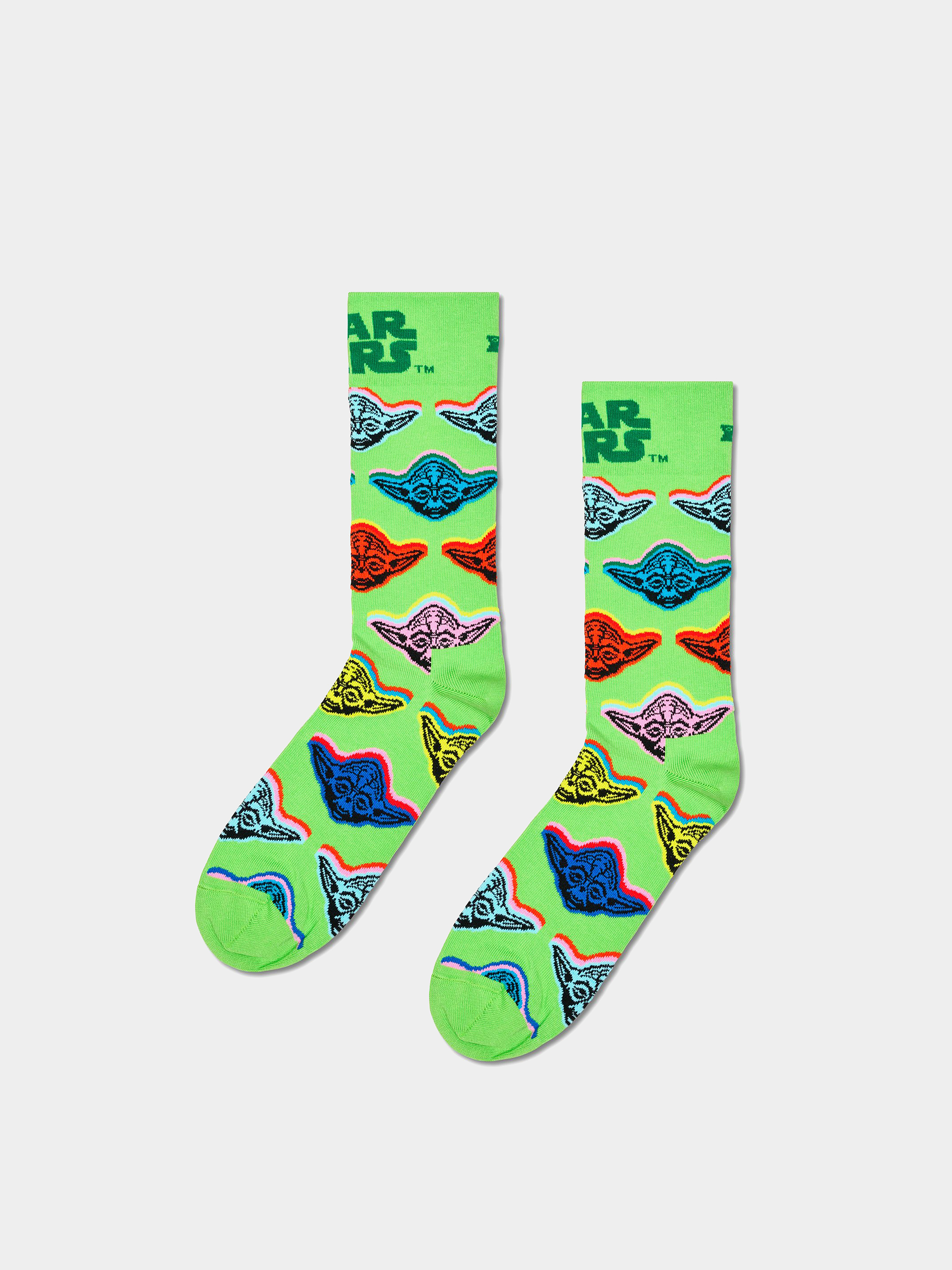 Happy Socks Socken Star Wars Yoda (light green)