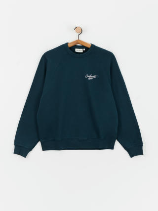 Carhartt WIP Signature Wmn Sweatshirt (duck blue/white)