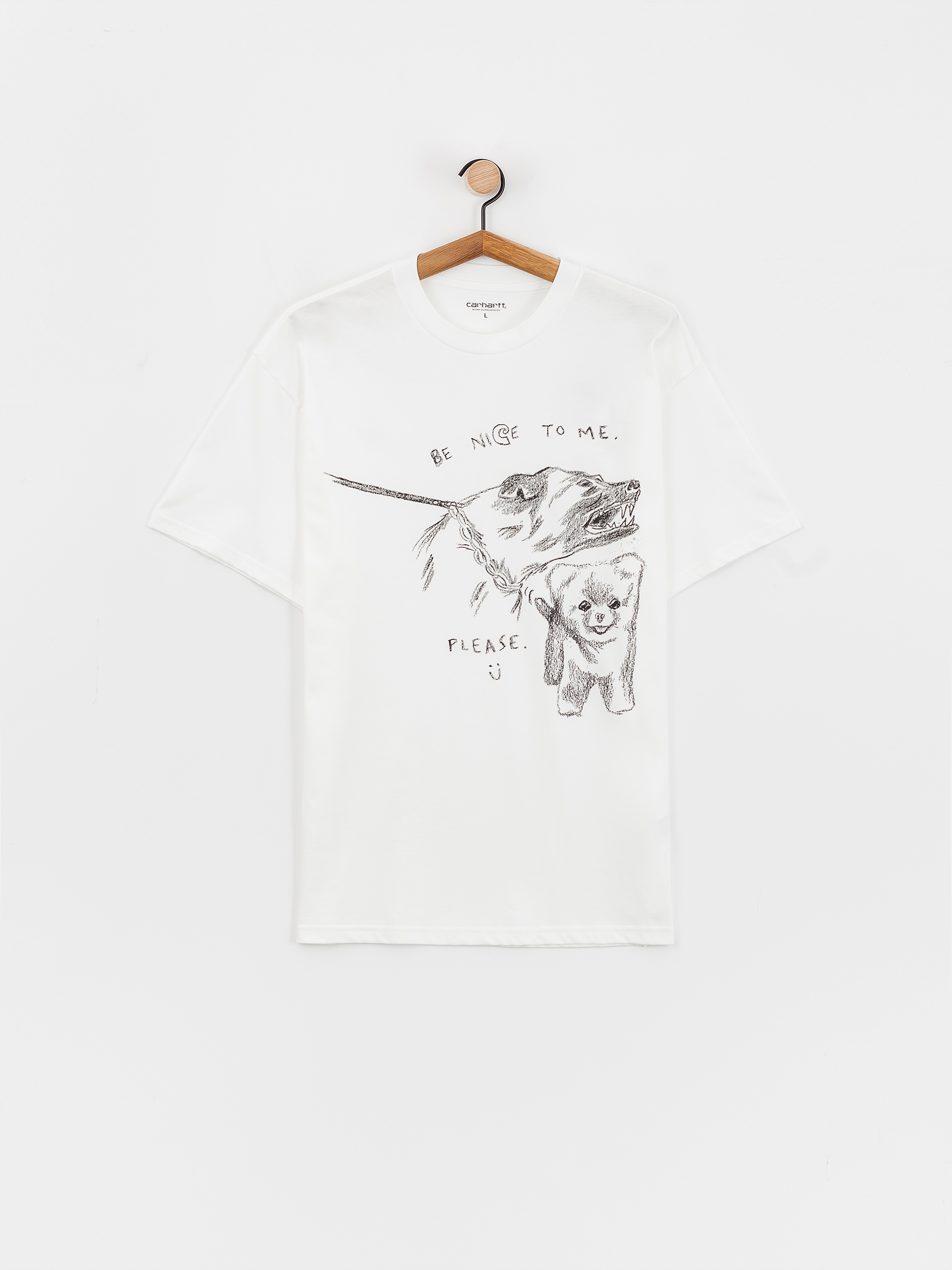 Carhartt WIP Pepe Be Nice T-Shirt (white/black)