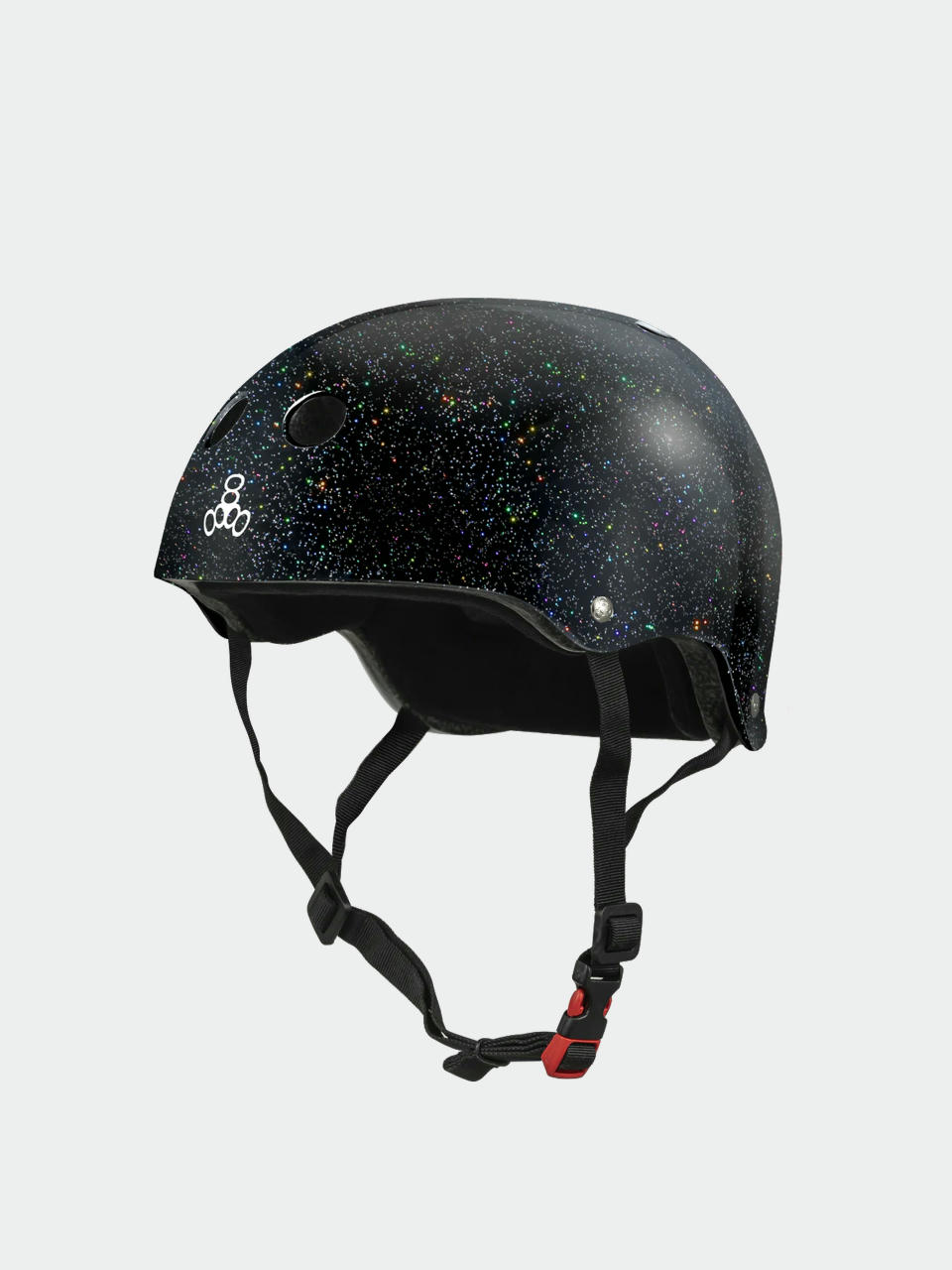 Triple Eight Helm The Certified Sweatsaver Helmet (black glitter)