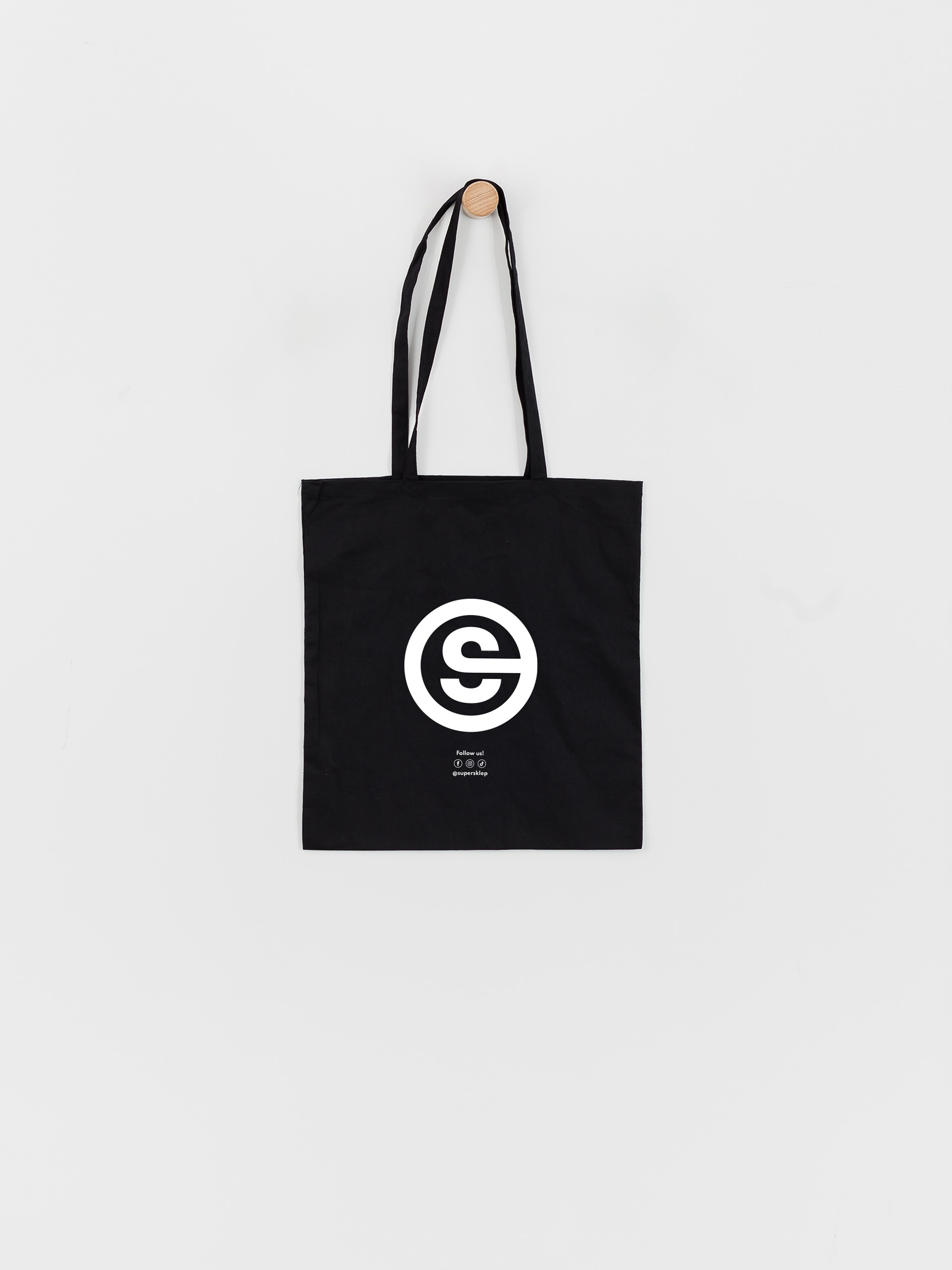 Super-Shop Bag Stamp (black)